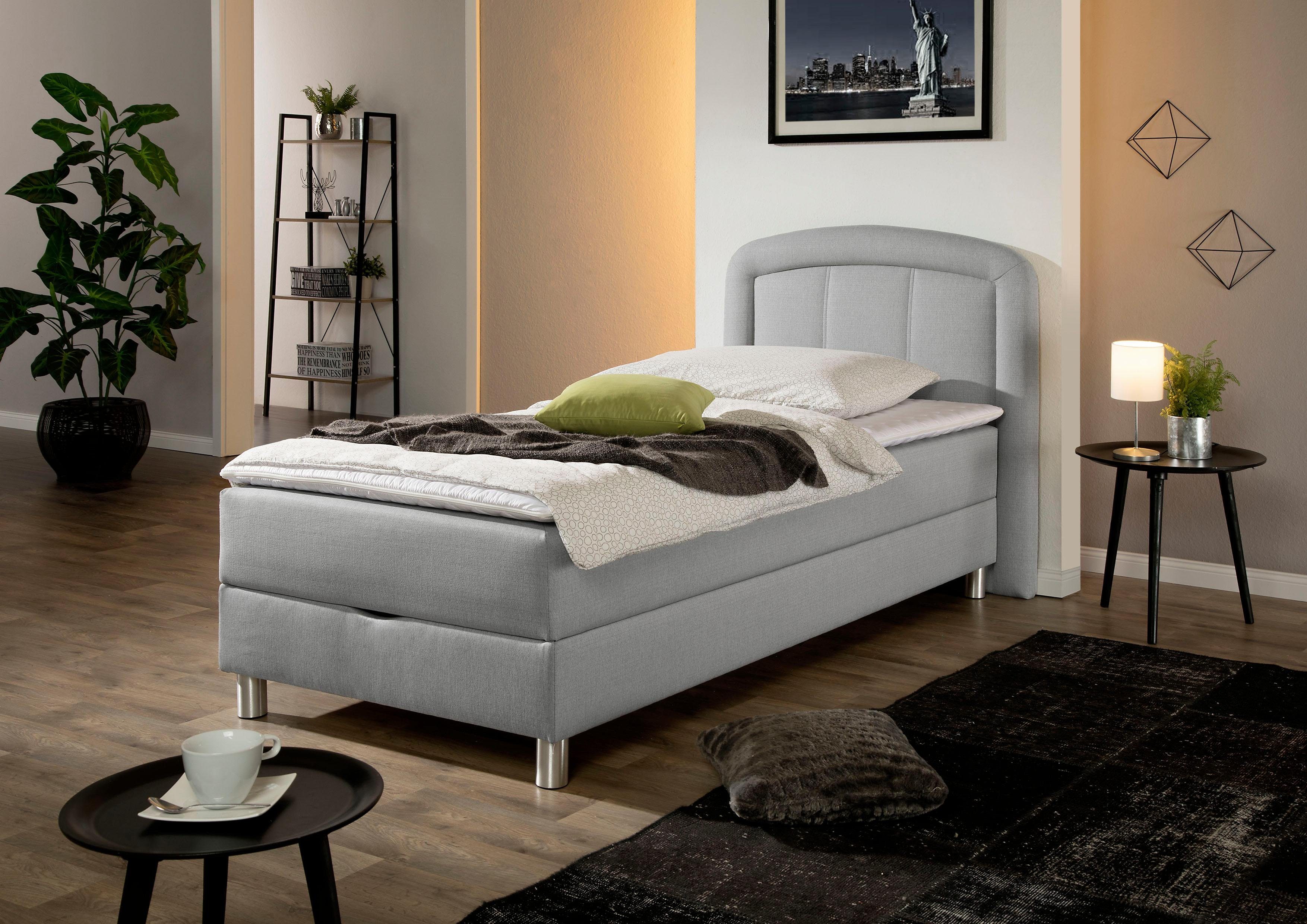 Maintal Polsterbett Lucas, mit Bettkasten, in 4 Breiten und wahlweise 2 Matratzenarten