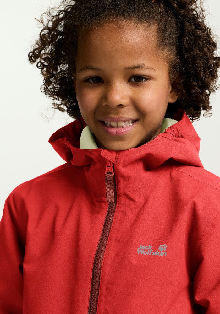 Jack Wolfskin Winterjacke SNOW DAYS JKT KIDS Winterjacke für Kinder, warm, wasserdicht
