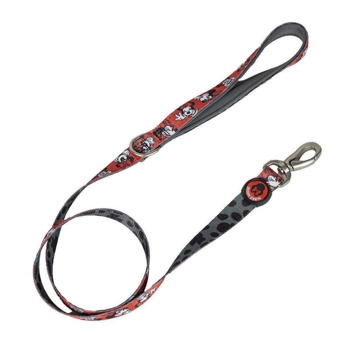 Cerda Hundeleine Disney Minnie Mouse M - Hundehalsband mit Metallclip – Verstellbar, Polyester