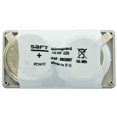 Saft Saft Memoguard 40RF225 Akku NiMH 803007, 40 RF 225, PC1412, 2,4 Volt Akku 250 mAh (2,4 V)