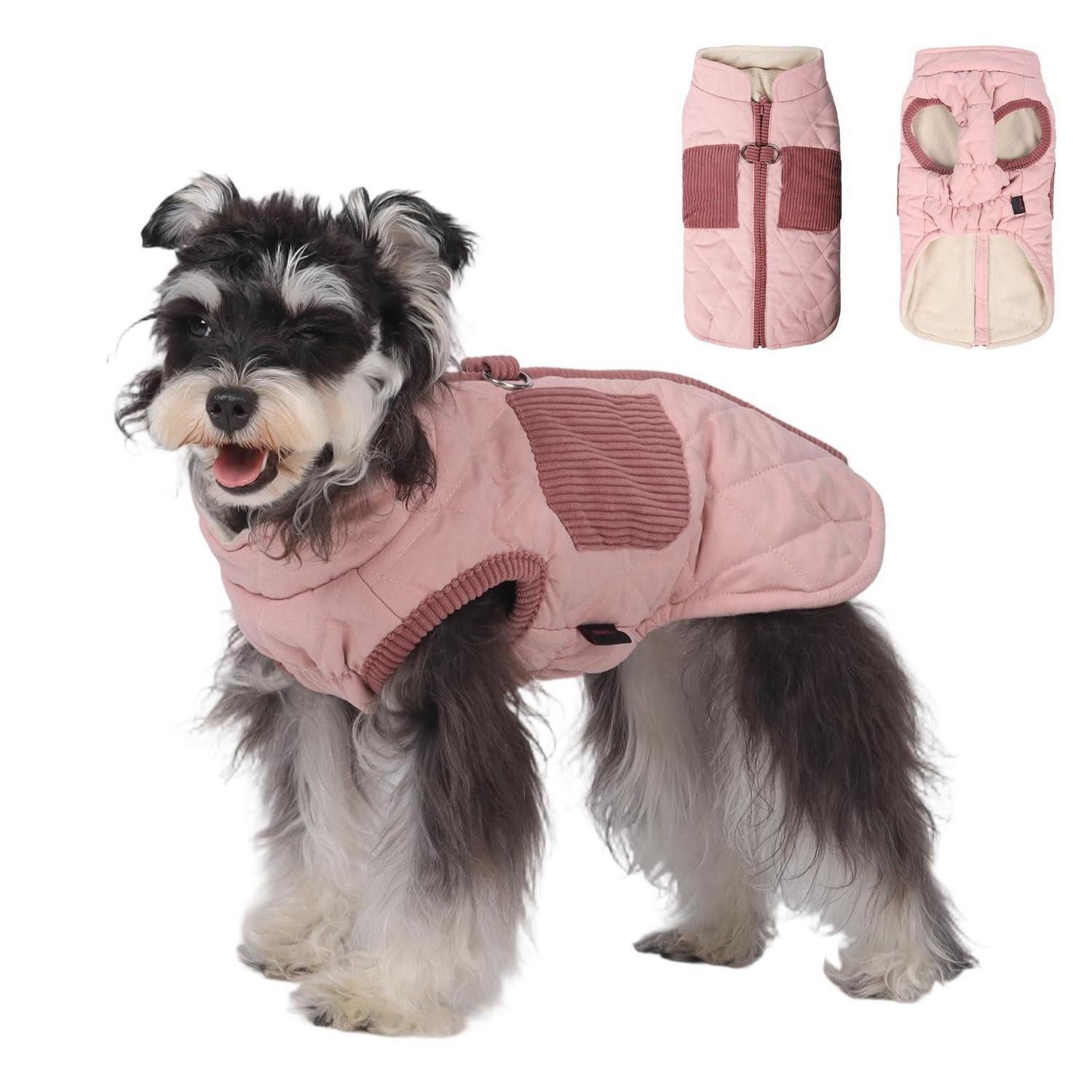 LuxusKollektion Hundemantel Hundemantel Winter Rosa S