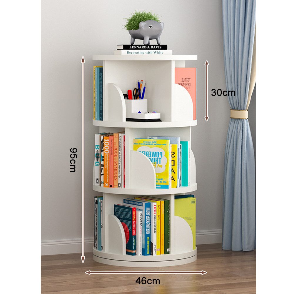 NUODWELL Bücherregal Drehbare Bücherregal, 2/3/4/5 Etagen günstig online kaufen