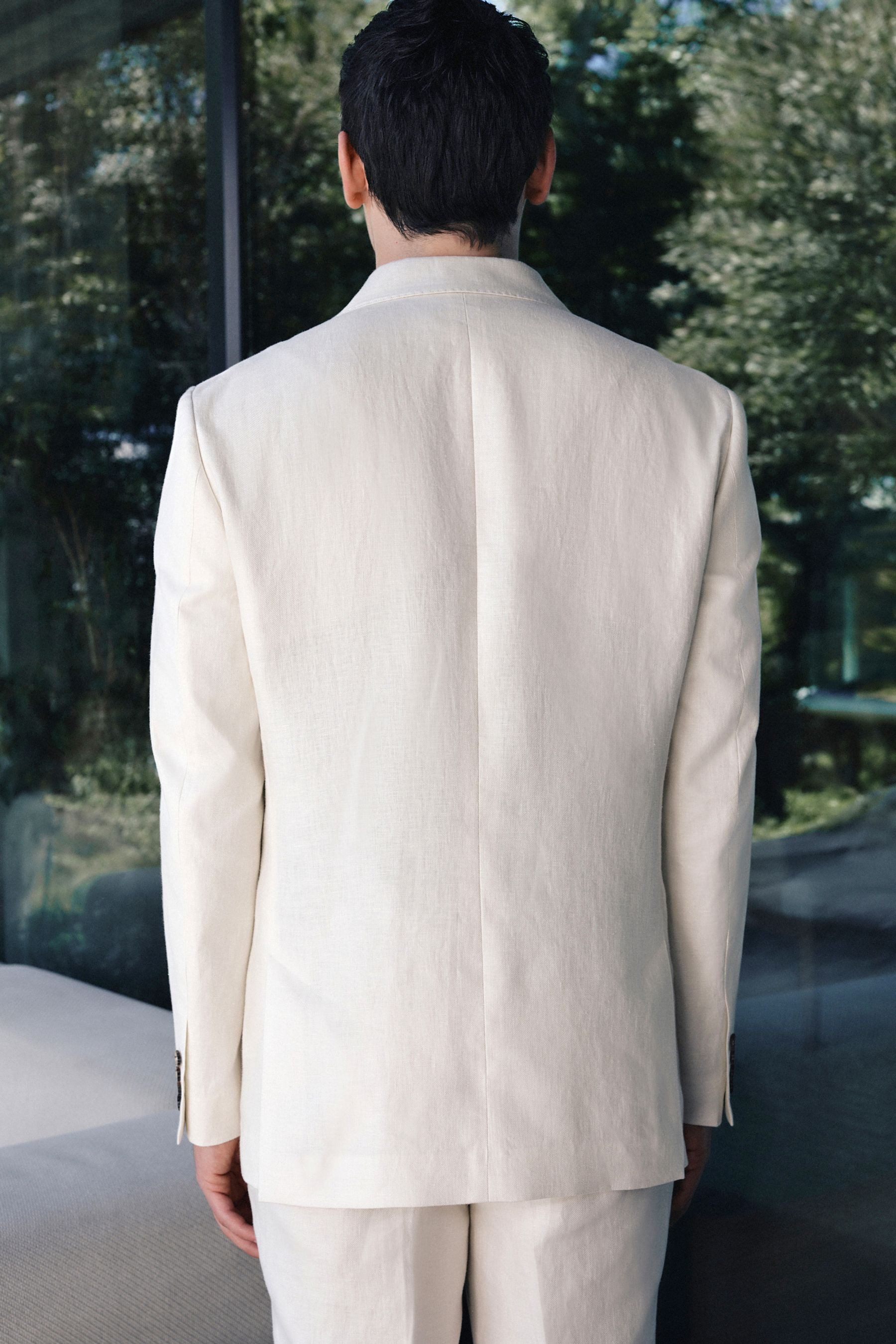 Next Sakko N. Premium Tailored Fit Anzugsakko aus Leinen (1-tlg)
