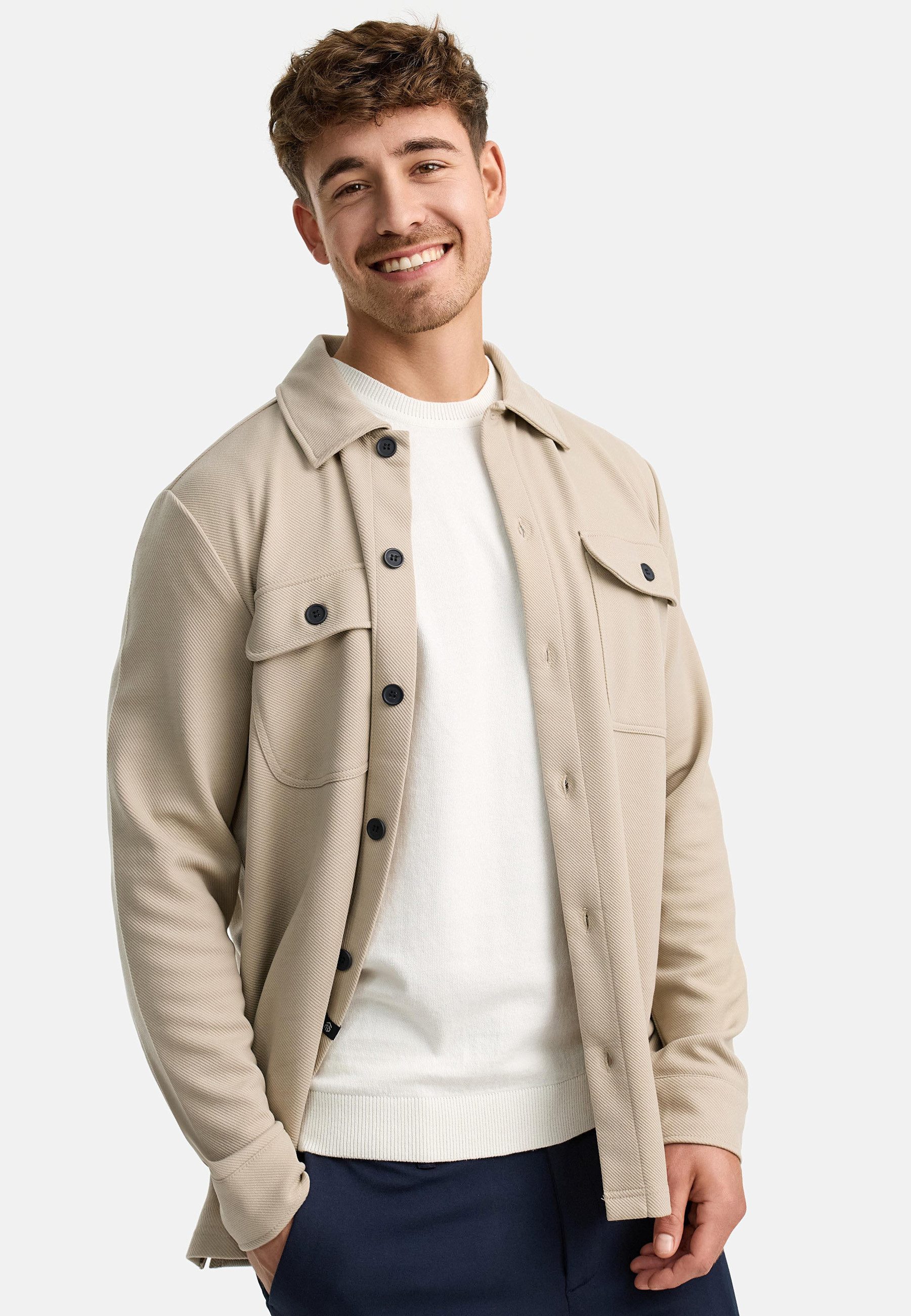 Indicode Langarmhemd INNello Elegantes Overshirt mit günstig online kaufen