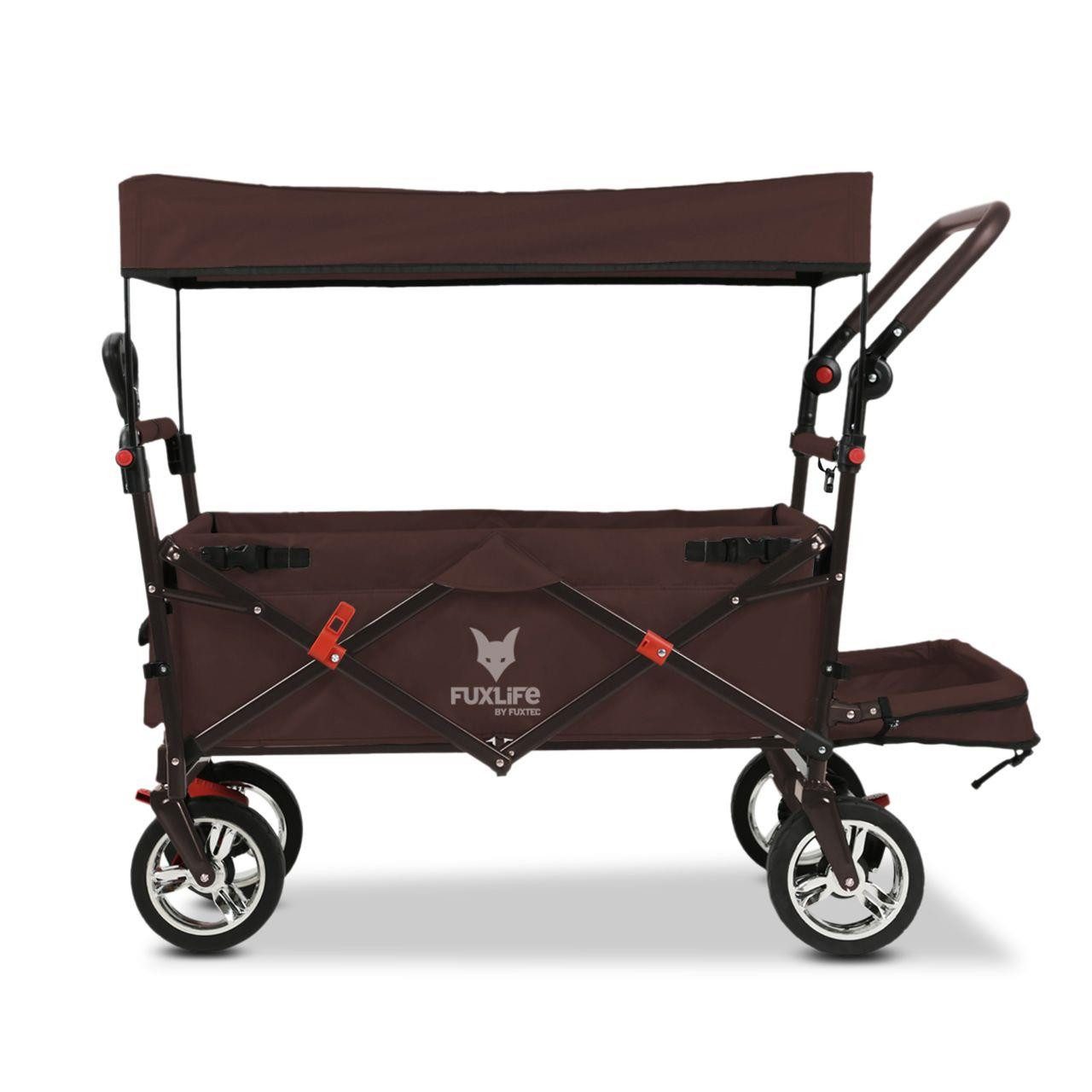 FUXLIFE Bollerwagen FX-CT800, Innenraumverlängerung, faltbar, mit Sonnendach