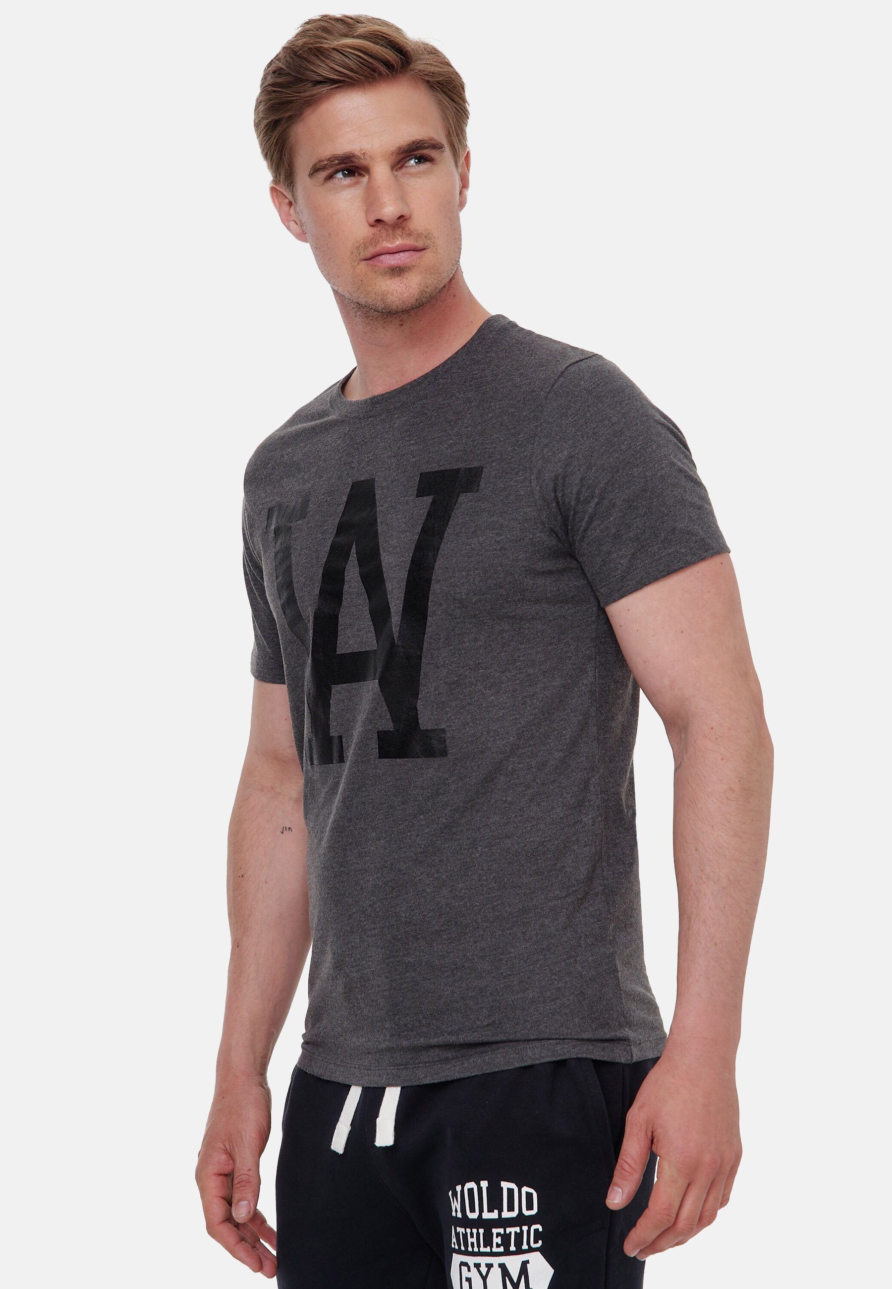 Big dunkelgrau-schwarz T-Shirt Athletic Woldo WA T-Shirt