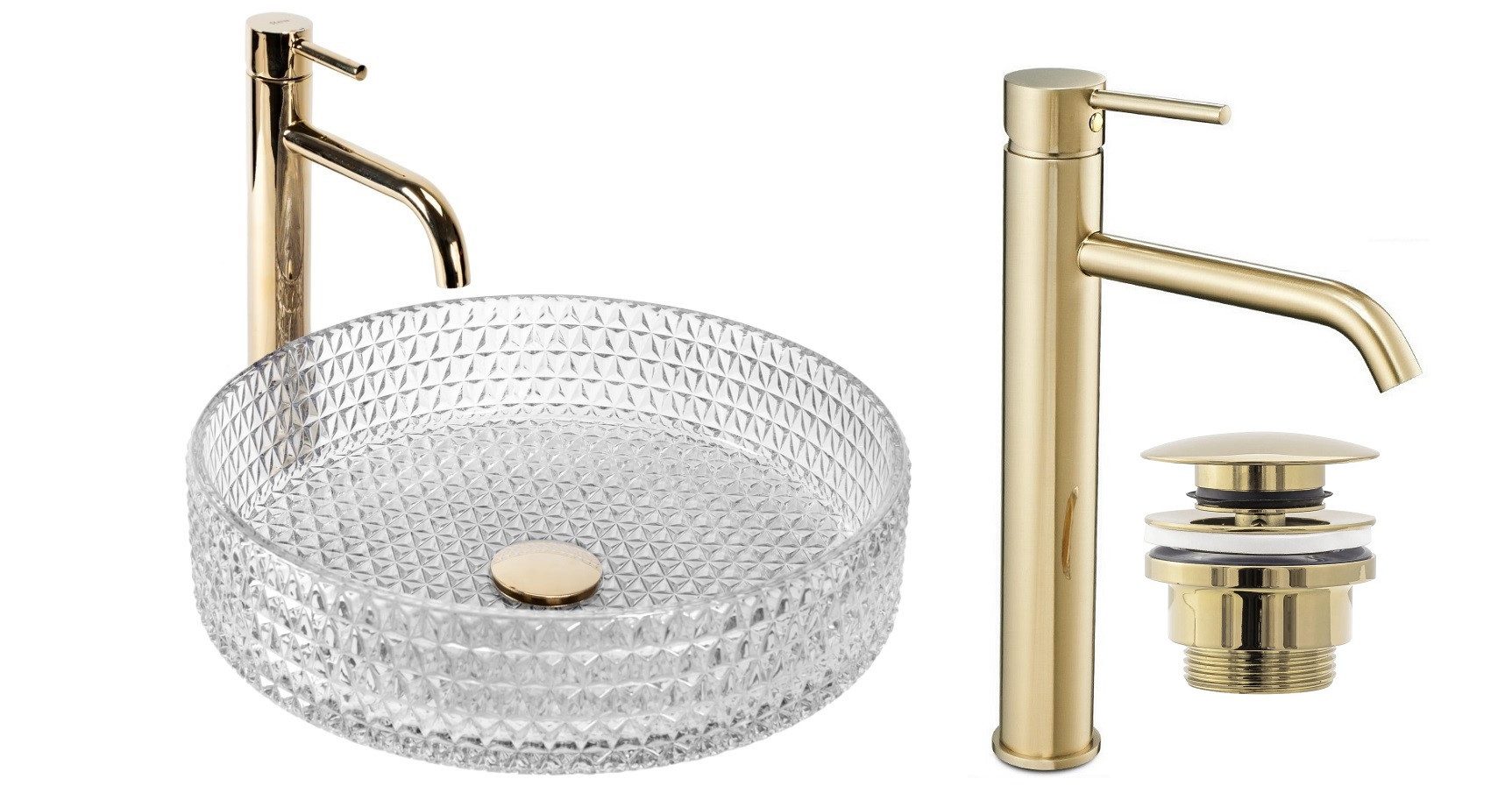 GTM Design Aufsatzwaschbecken Glas - Modern günstig online kaufen