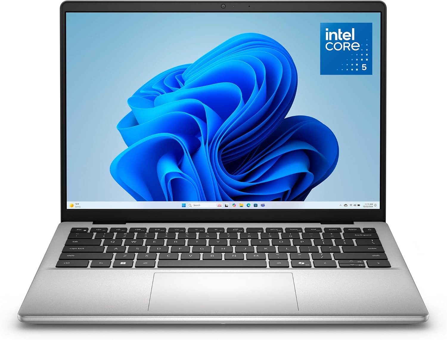 Dell DC14250 Laptop 14 Zoll 2K IPS Intel Core 5 120U 5GHz 16GB Windows 11 Notebook (35,6 cm/14 Zoll, Intel Core 5 120U, Intel Graphics, 16 GB, 512 GB SSD, Fingerabdrucksensor und Wi-Fi 6)