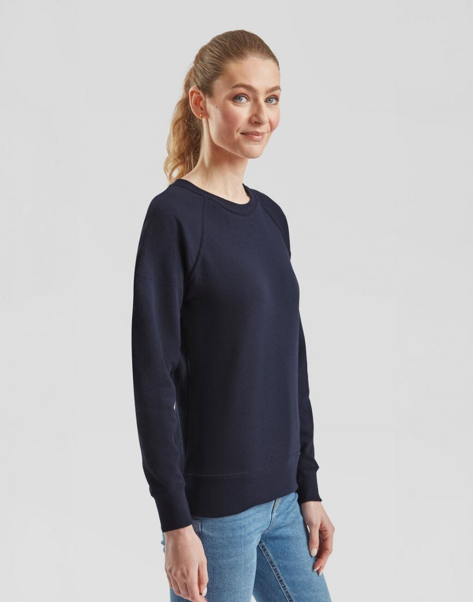 Fruit of the Loom Sweatshirt Lady-Fit Lightweight Raglan Sweatshirt / Pullover