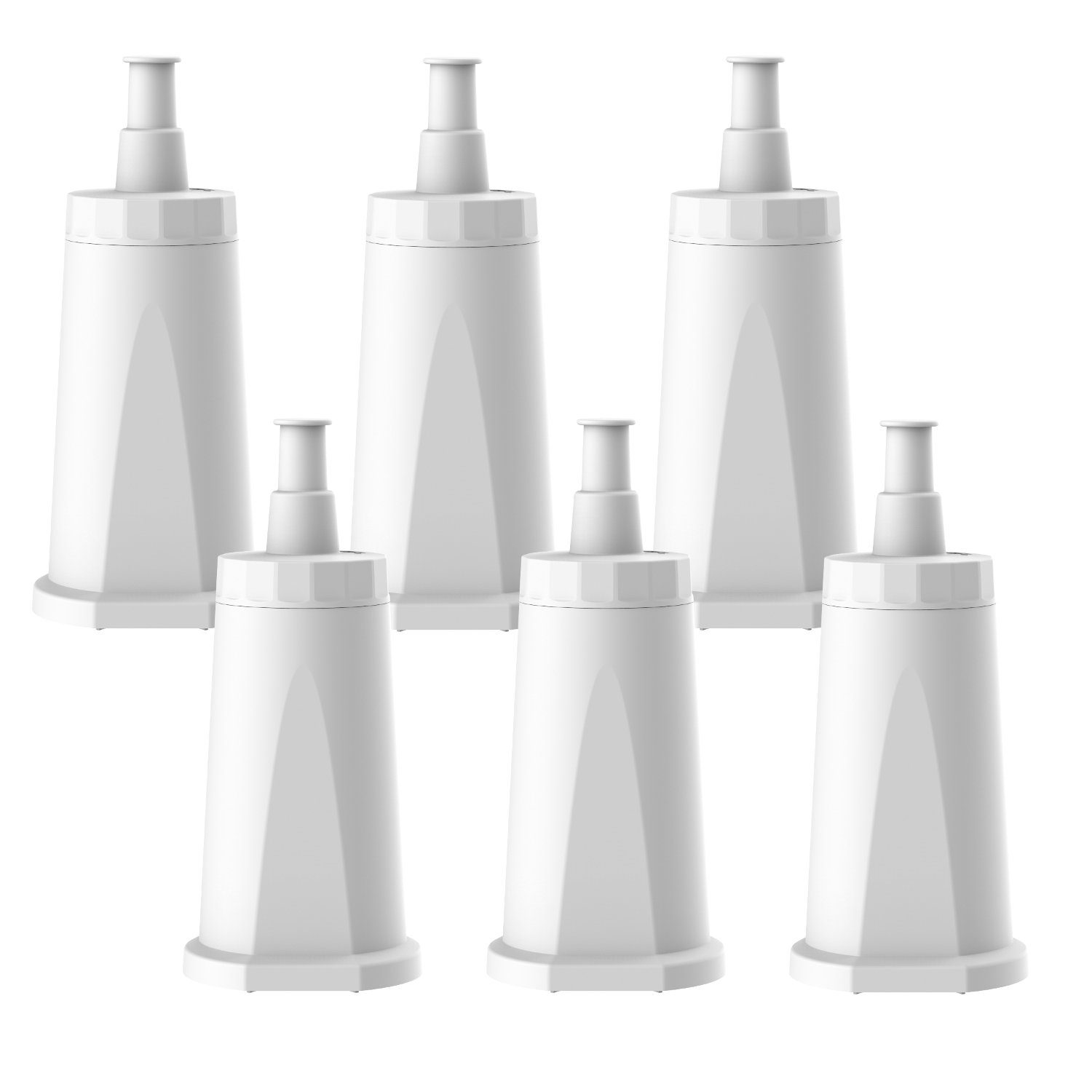 Comedes Wasserfilter 6er Set einsetzbar statt Sage SES008WHT0NEU1, Zubehör für Barista Express (SES875), Barista Pro (SES878), Barista Touch (SES880), Dual Boiler (SES920), Oracle (SES980), Oracle Touch (SES990), passend für die Bambino Plus (SES500), Duo