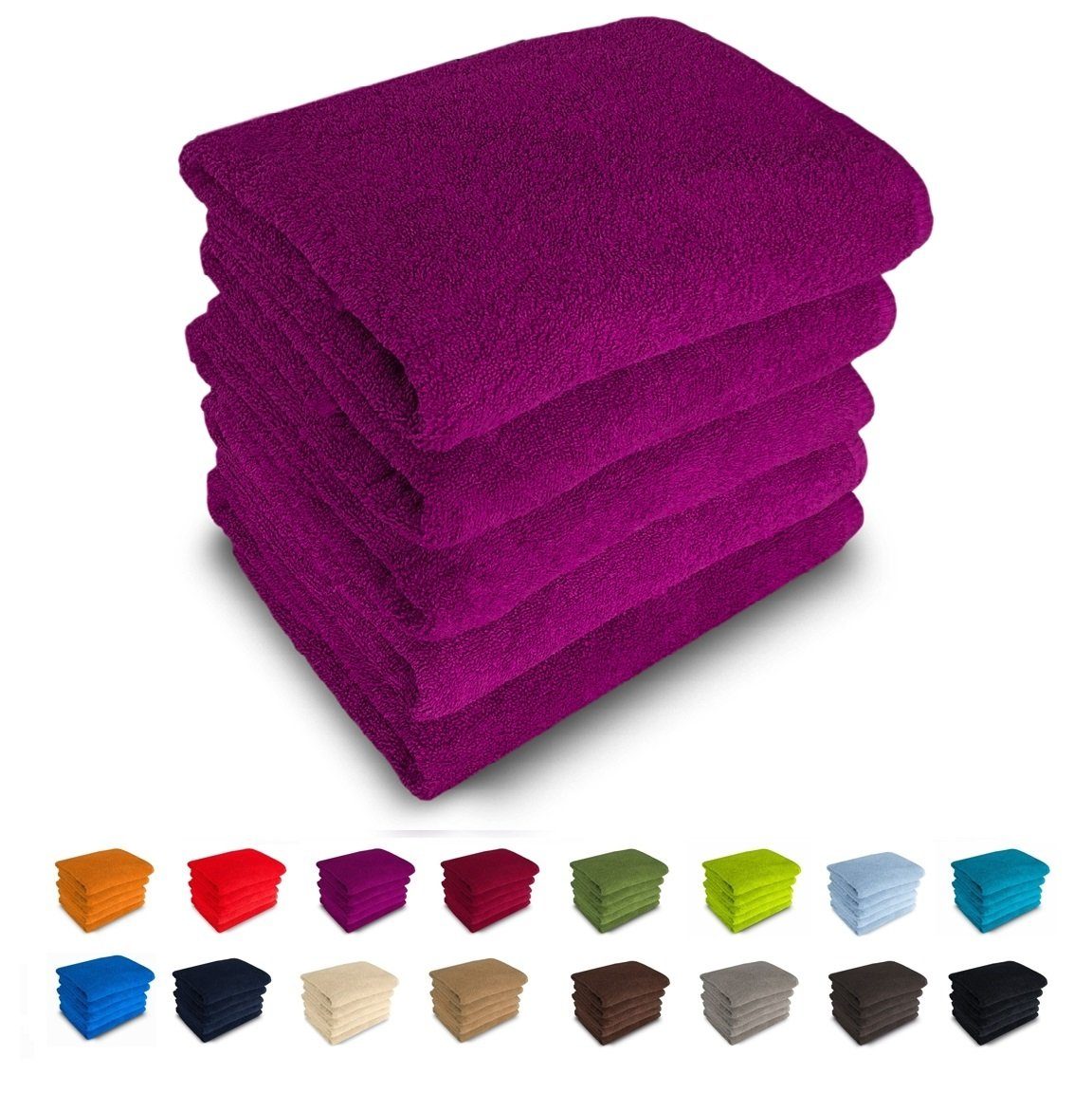MatratzenL.A.B® Handtücher Rimini 500 g/m² Blauer Schwan®, Gästetuch 30x50 günstig online kaufen