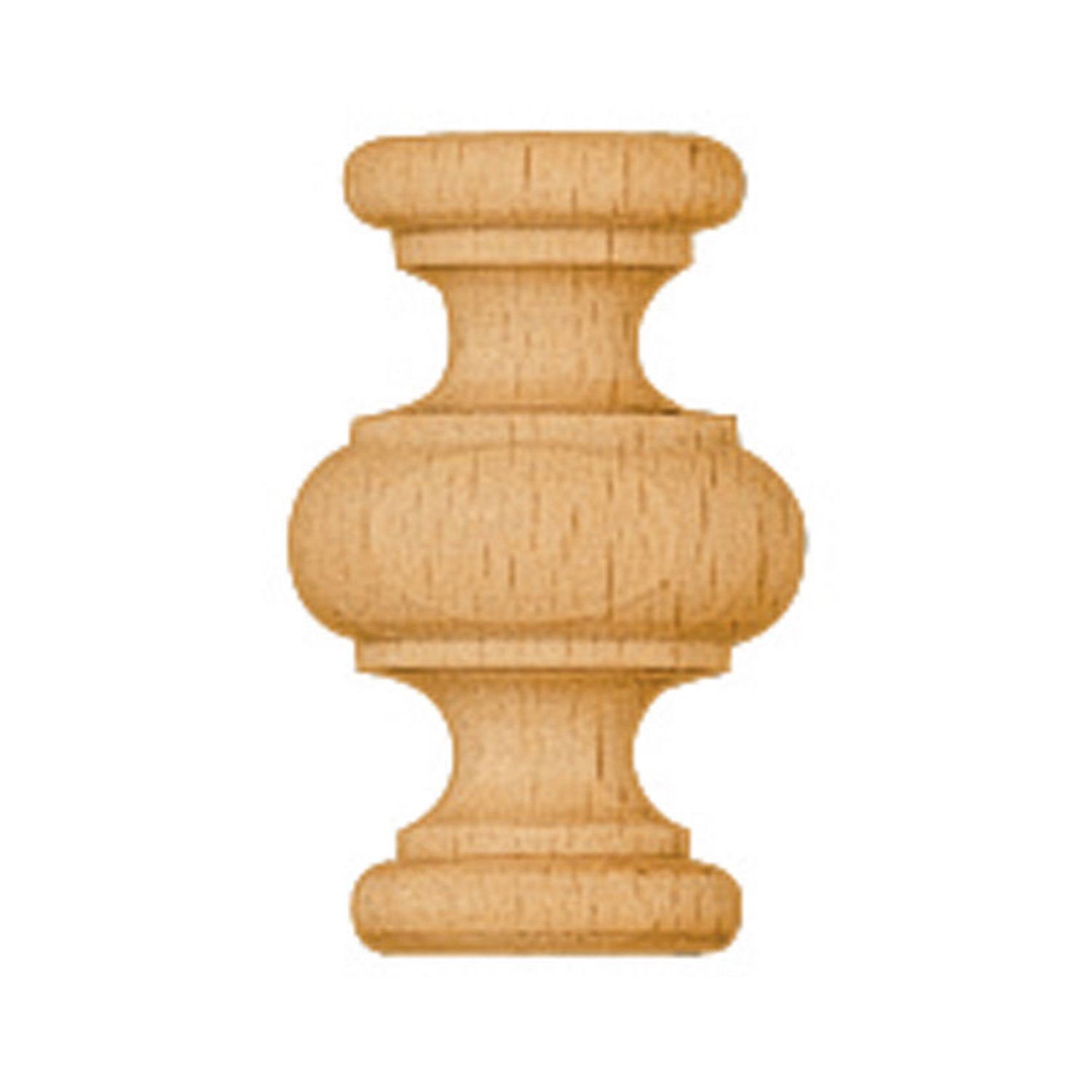 Selva Technik Wanduhr Zierteil gedrechselt Buche Holz. € 4,60