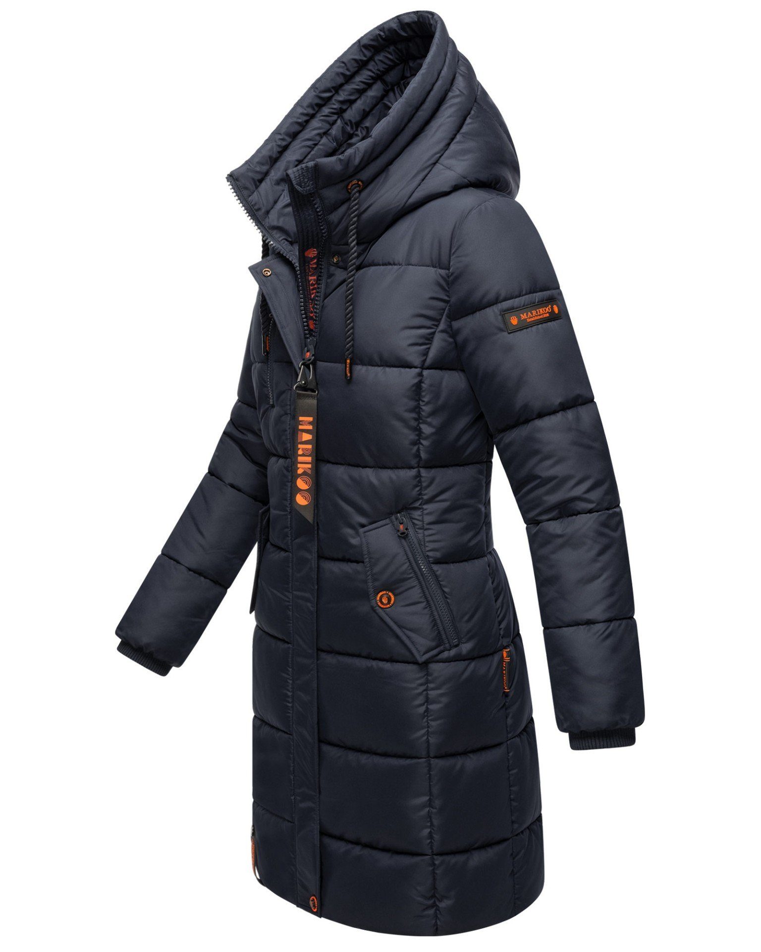 Marikoo Outdoorjacke mit einer großen Kapuze – Bild 3 von 5