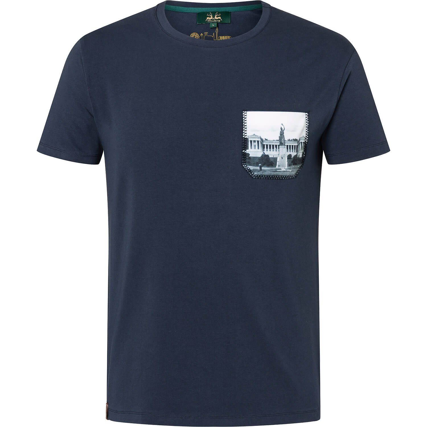 Wiesnkönig Trachtenshirt T-Shirt Bavaria K20