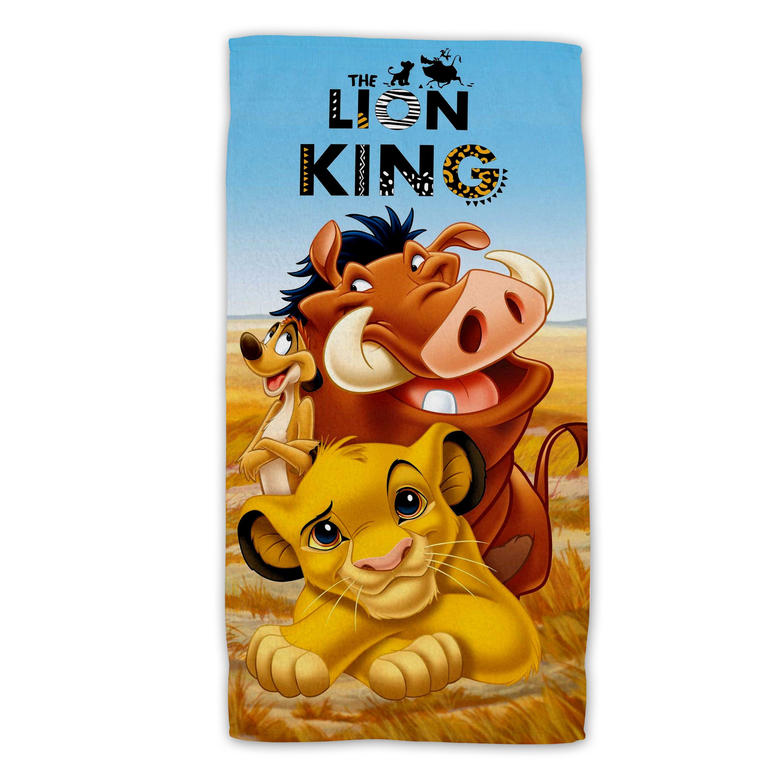 Disney The Lion King Strandtuch Baumwolle Strandtuch Frottee Badetuch mit P günstig online kaufen