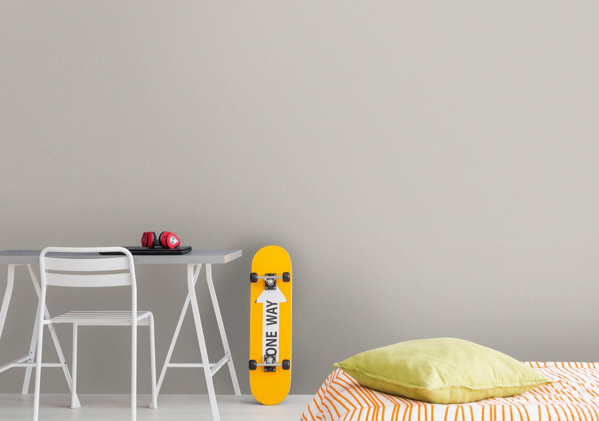 Livingwalls Tapete Uni Beige und Creme-Beige 53 cm x 10,05 m AS-392164 günstig online kaufen