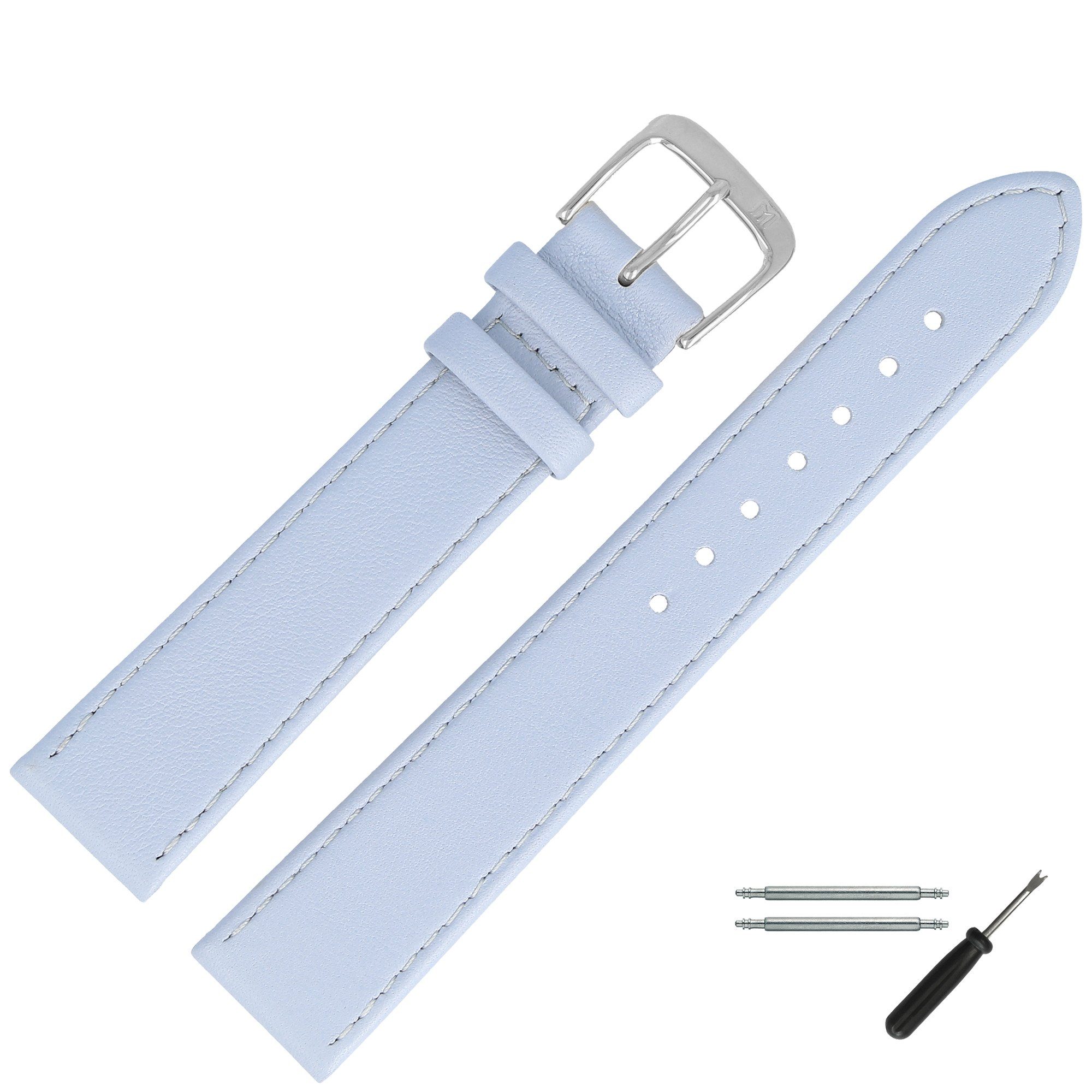 MARBURGER Uhrenarmband 18mm Leder