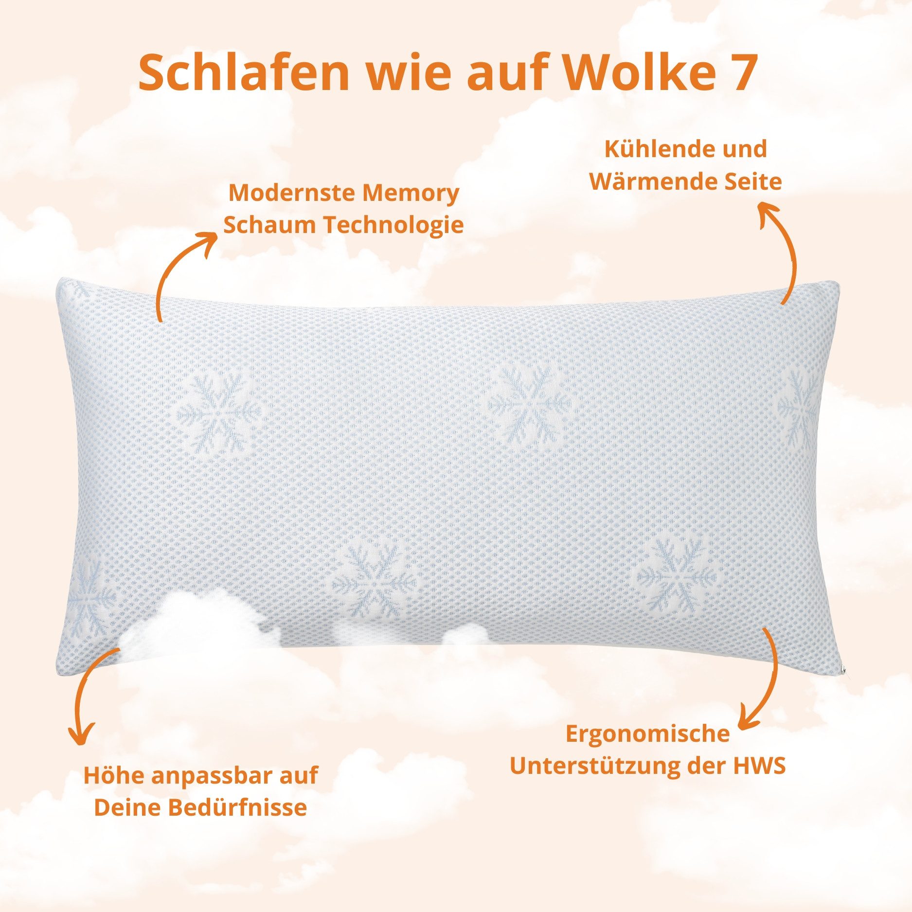 sleepling Kopfkissen Premium Memory Foam, Füllung: Memory Foam, Bauchschläf günstig online kaufen