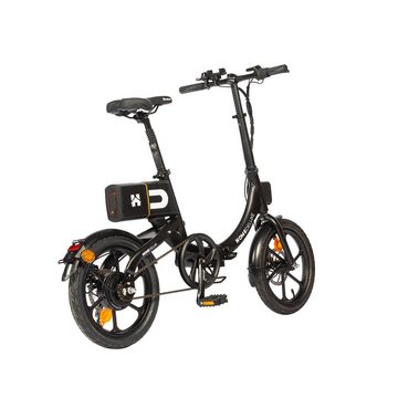 HOME DELUXE E-Bike »BUMBEE«, Automatikschaltung, 250,00 W, inkl. abnehmbare Batterie - Ladezustandsanzeige I Citybike