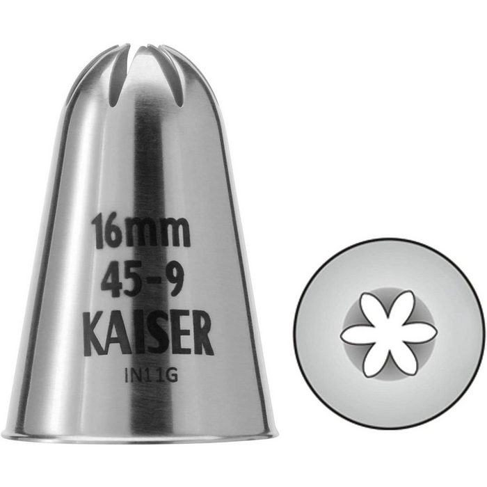 Kaiser Backformen Spritzbeutel Kaiser 666310 La Forme Select Profi Spritzbeutel-Set 7-teilig