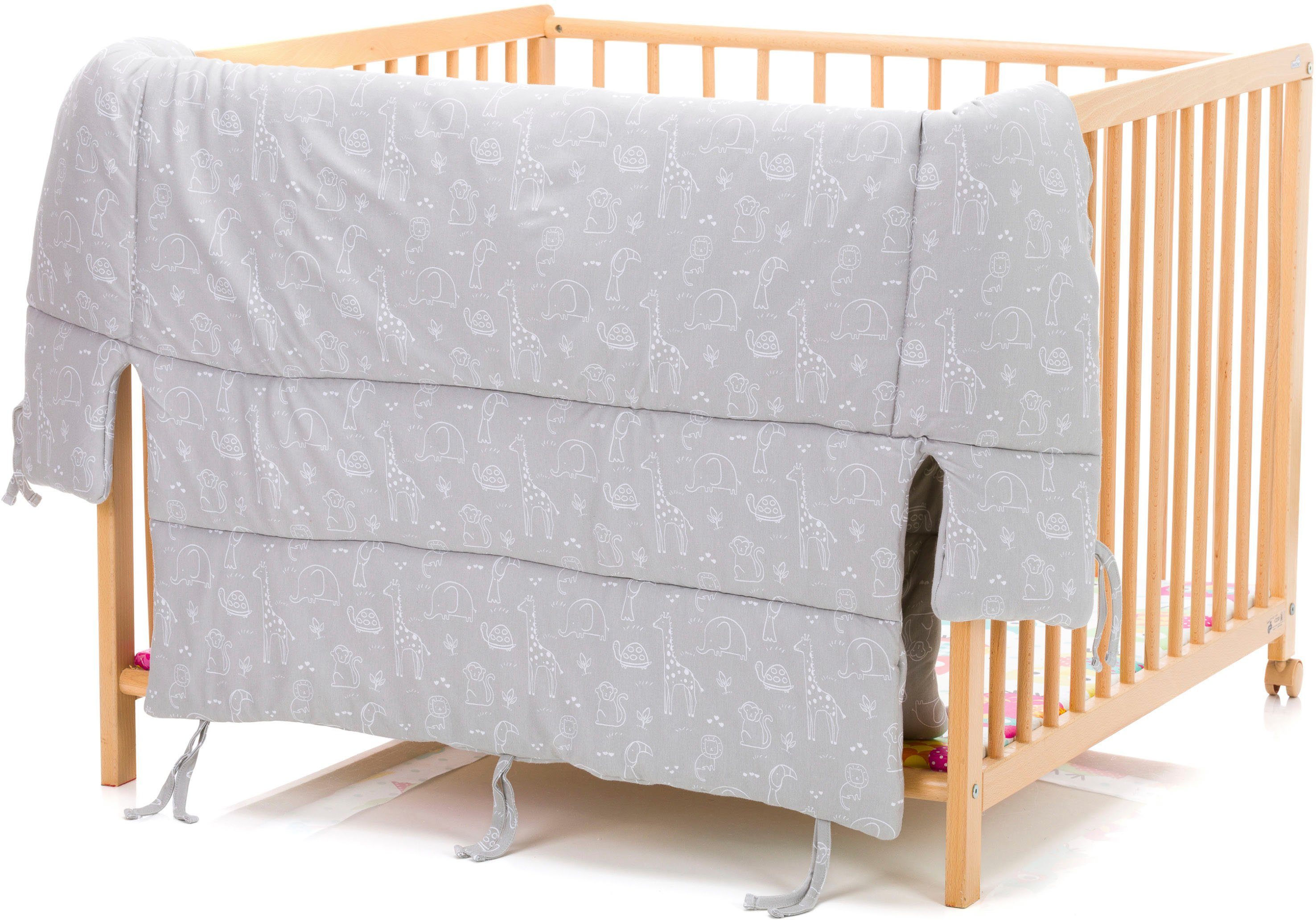 Fillikid Laufgittereinlage Flexi Jersey, Safari grau