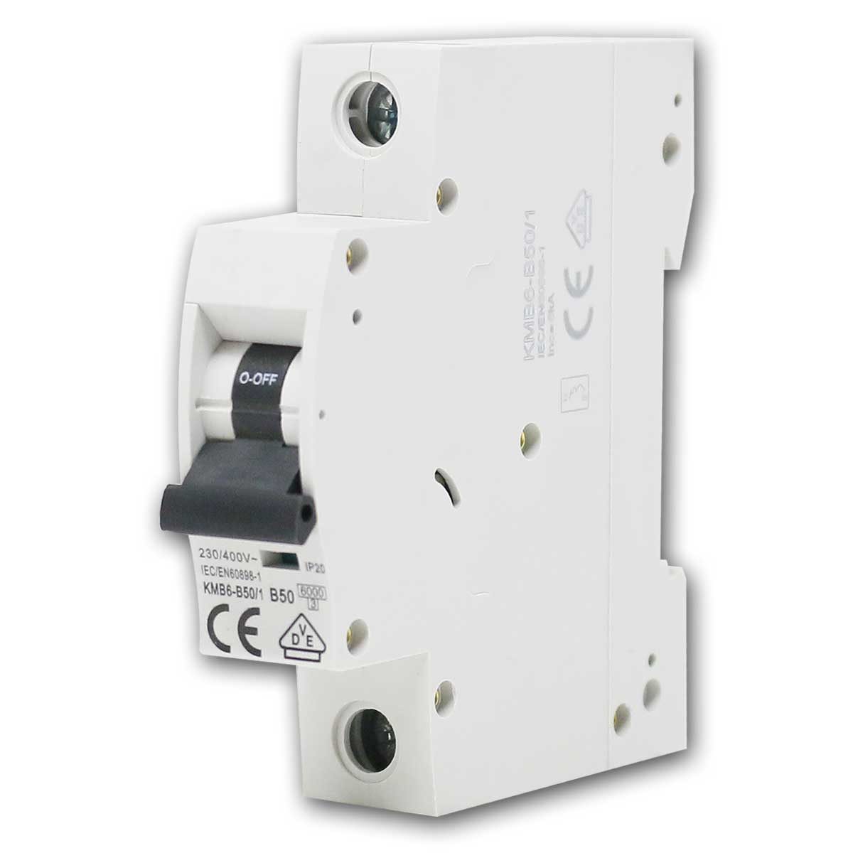 Kanlux Schalter Leitungsschutzschalter KMB6-B50/1, 50A, 1-polig 1P