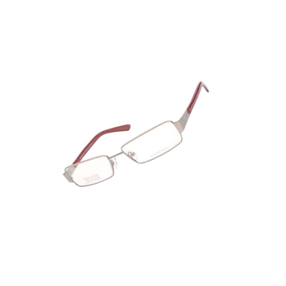 Esprit Очкиgestell Korrektionsfassung Brille Metall Silber Rot 53/16/140 - OF1128040, Metall und Leder
