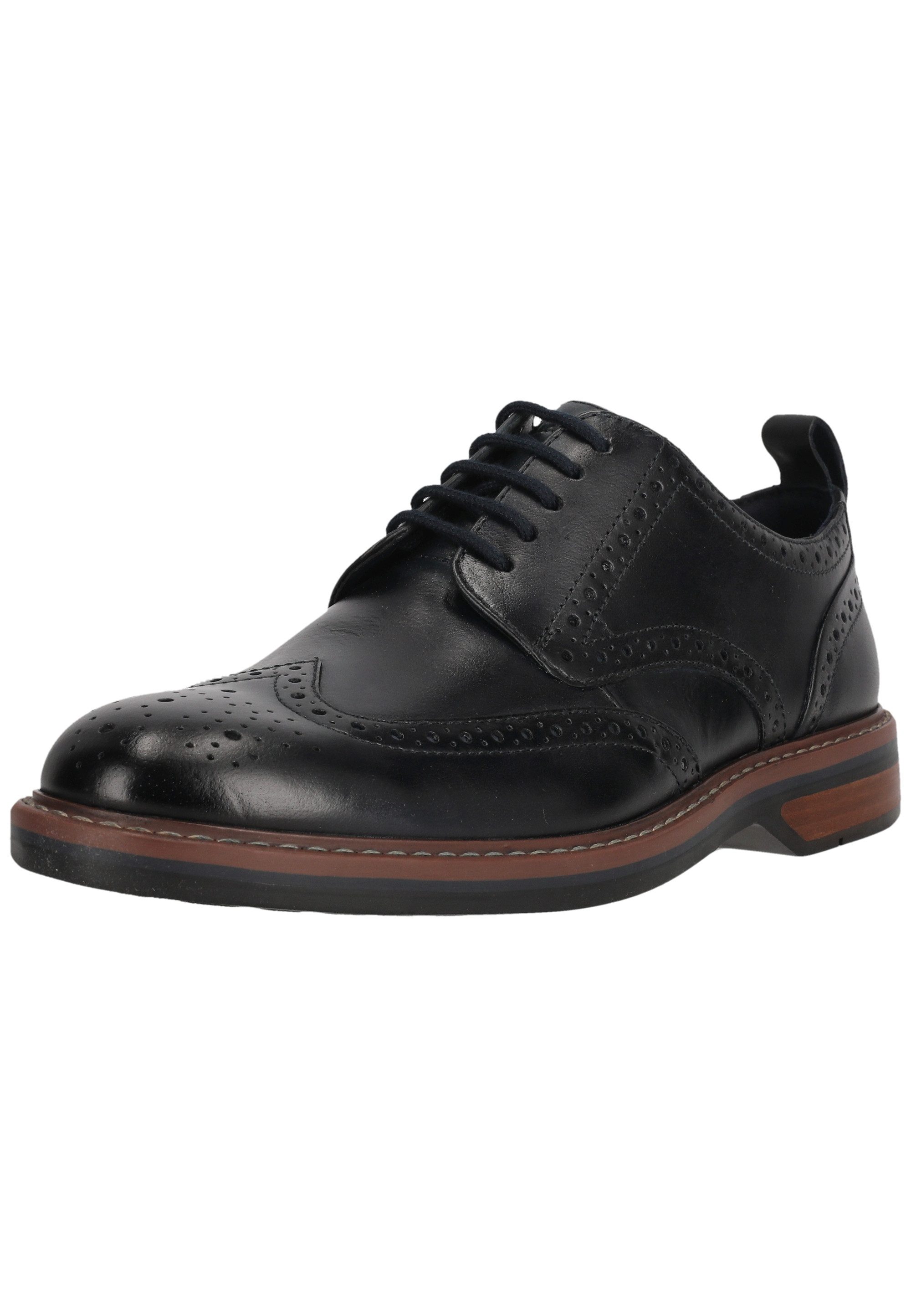 Clarks Aldwin Limit Schnürschuh im handgefertigten Brogue-Design