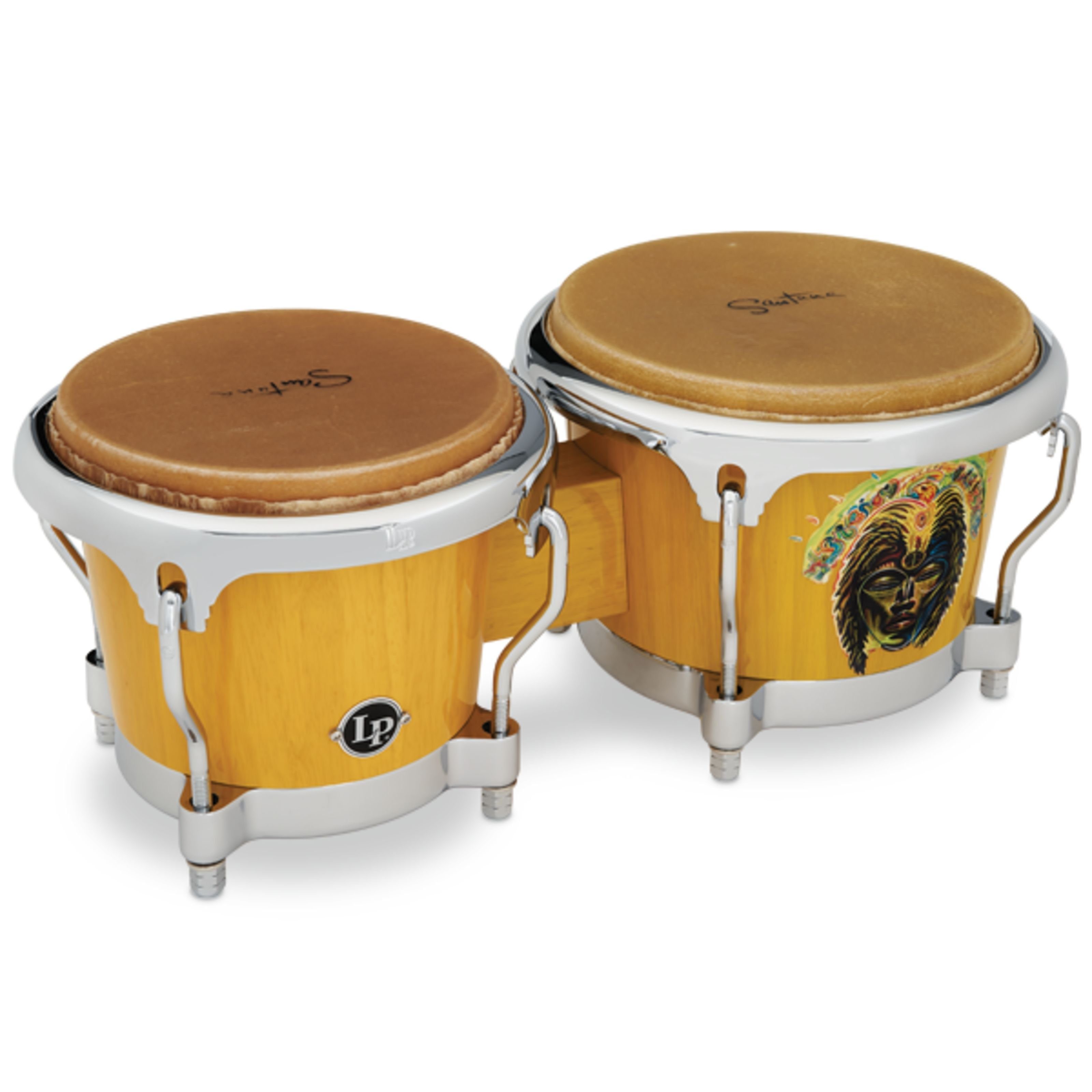 Latin Percussion Bongo, LP201AXSAS Santana Africa Speaks Bongos 7 1/4