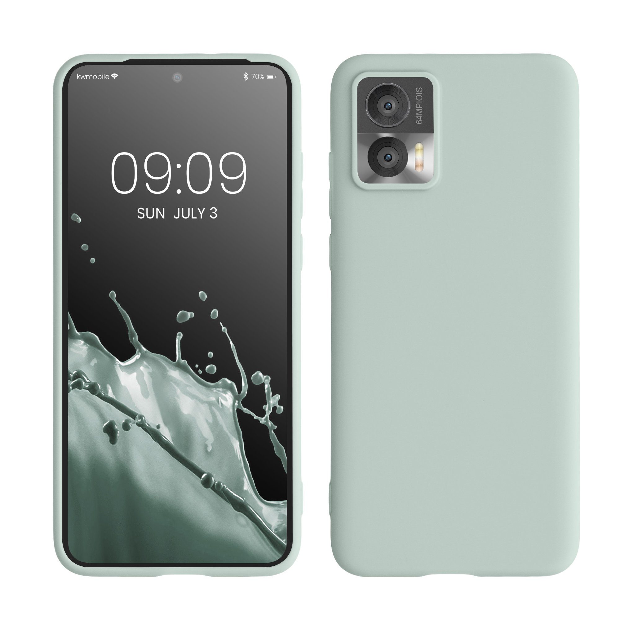 kwmobile Handyhülle Hülle für Motorola Edge 30 Neo, Hülle Silikon - Soft Handyhülle - Handy Case Cover