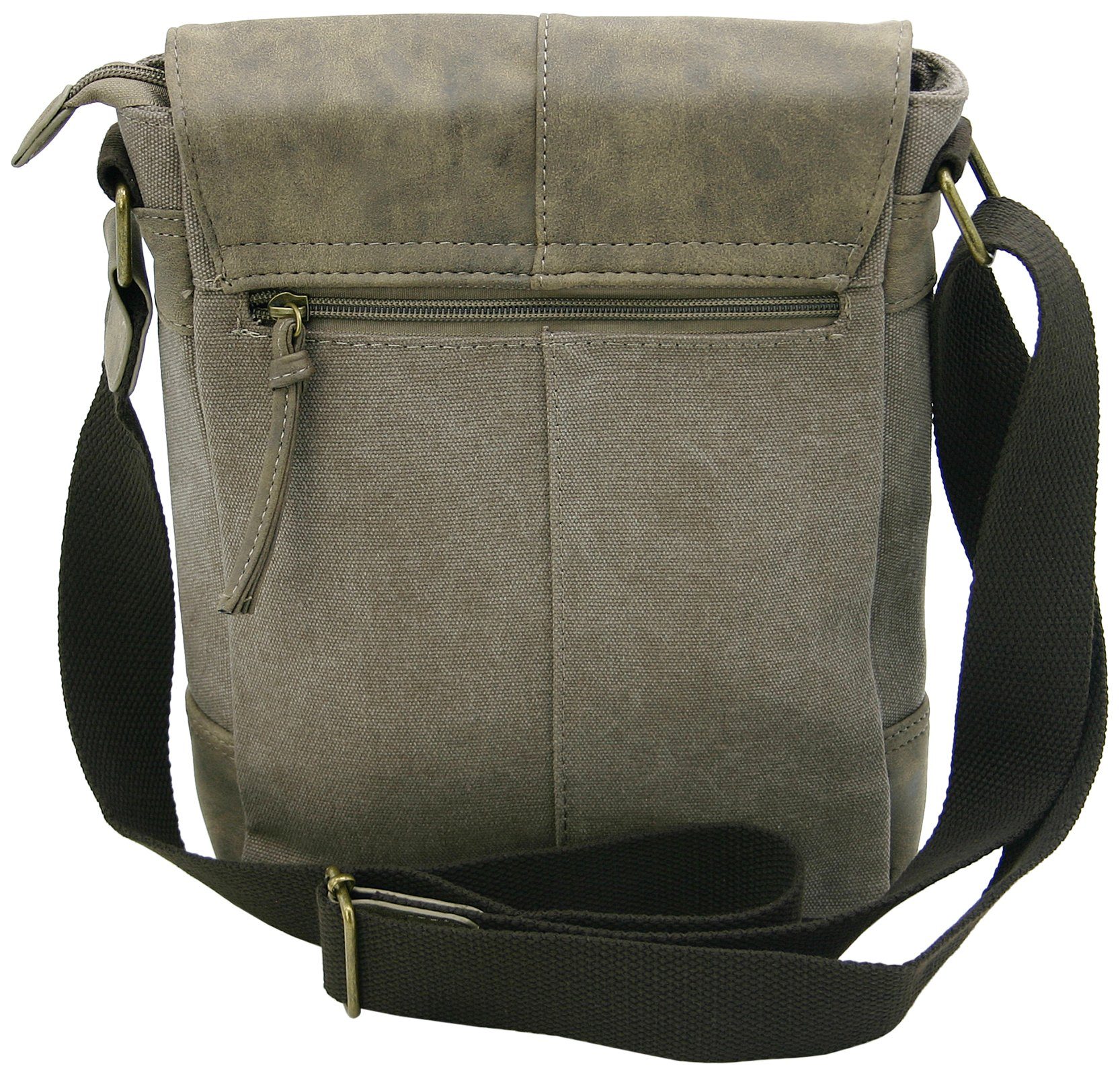 J JONES JENNIFER JONES Schultertasche Umhängetasche aus Canvas - Messenger Bag in 3 Größen