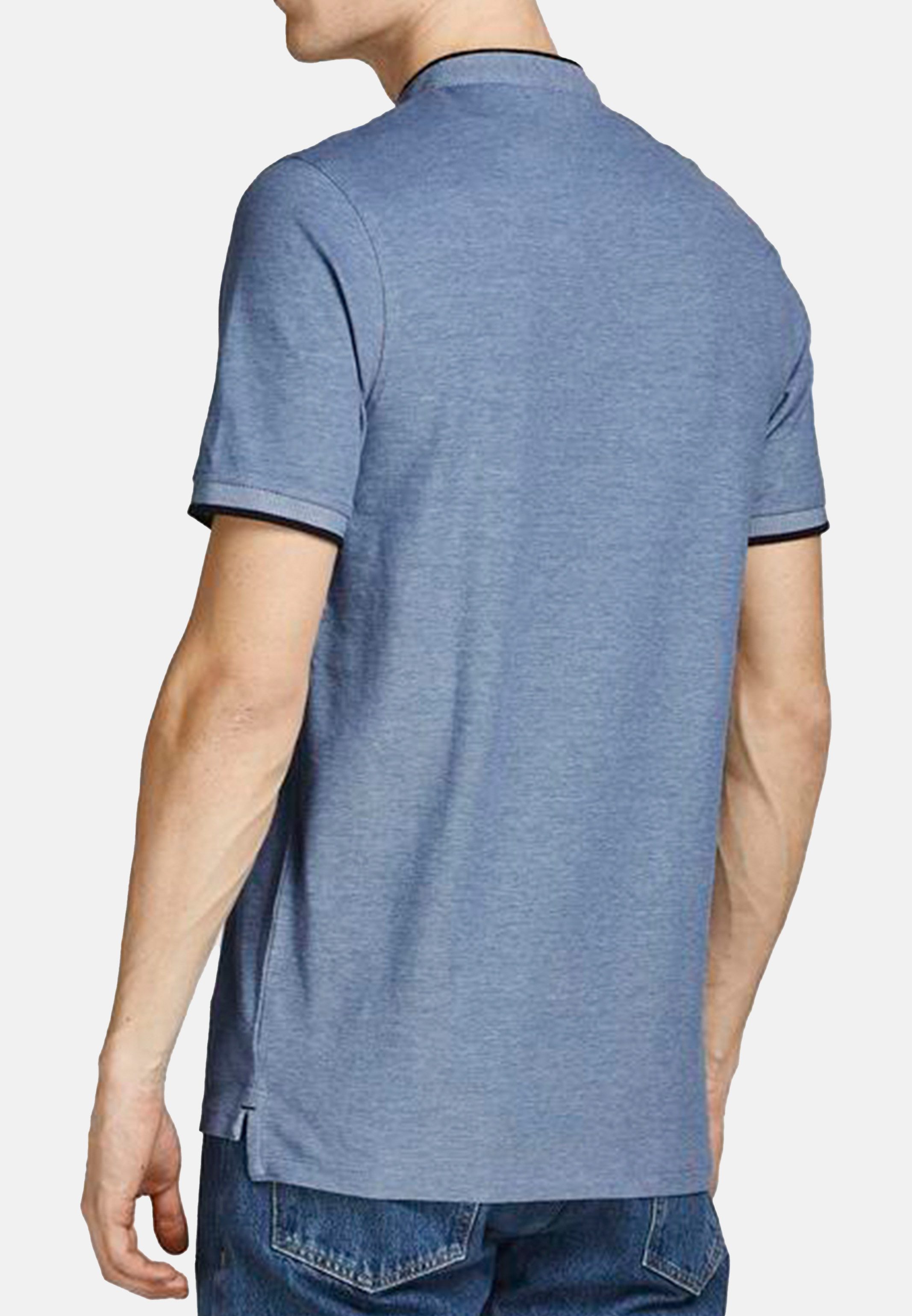 Jack & Jones Poloshirt 2er Pack Paulos Mao (Spar-Set, 2-tlg) Poloshirt - Baumwolle - Atmungsaktiv - Mit Knopfleiste