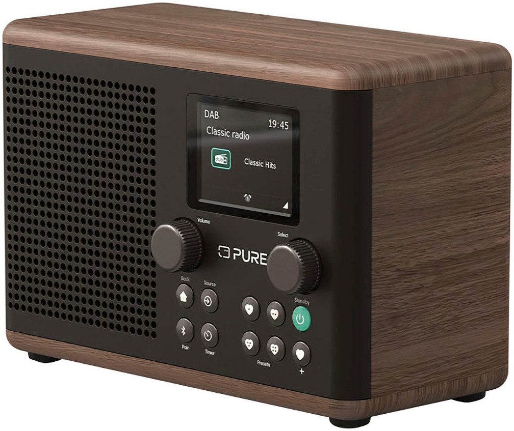Pure Classic H4 Digitalradio (DAB) (Digitalradio (DAB), FM-Tuner, UKW mit RDS, 10 W)