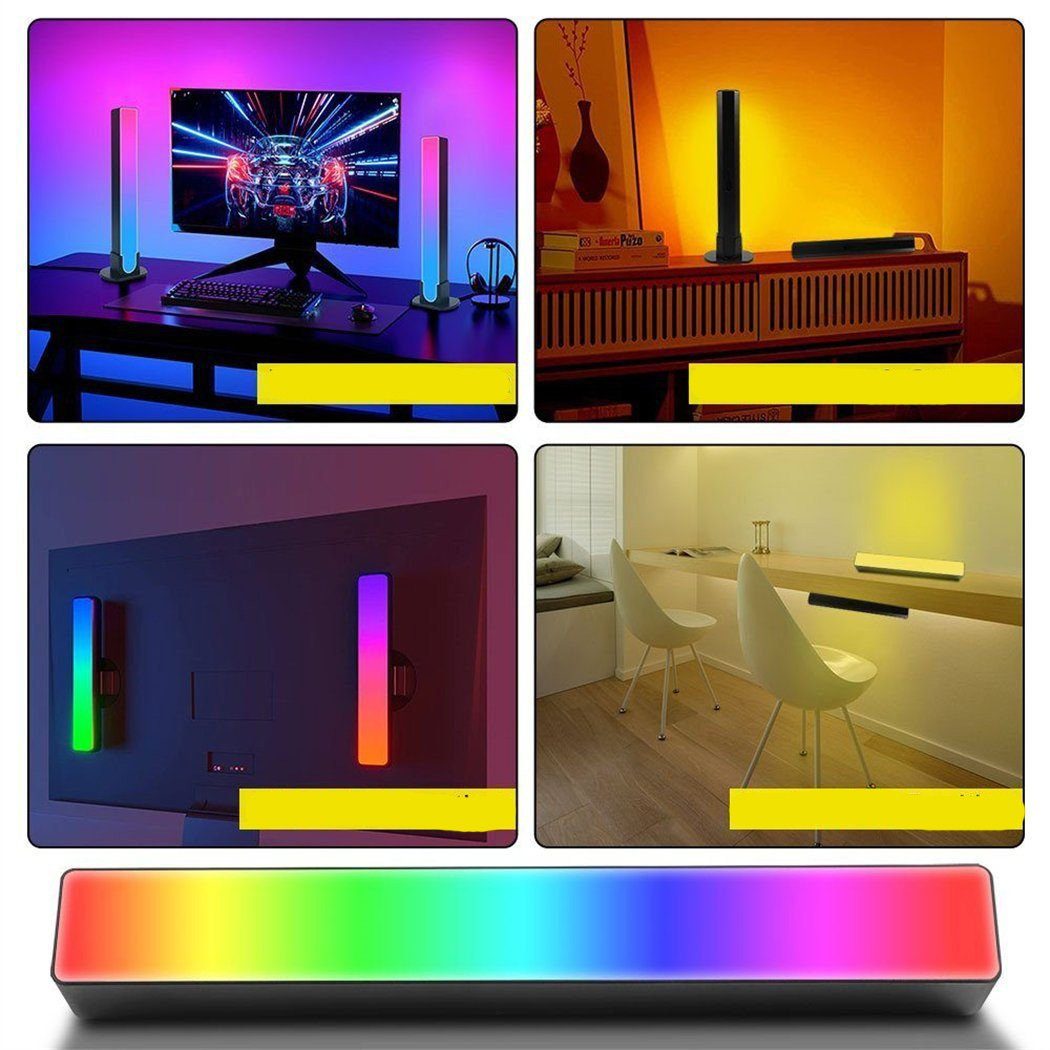 Stripe Licht sprachgesteuertes LED-Lichtleiste, LED Phantom-Umgebungslicht, DAYUT