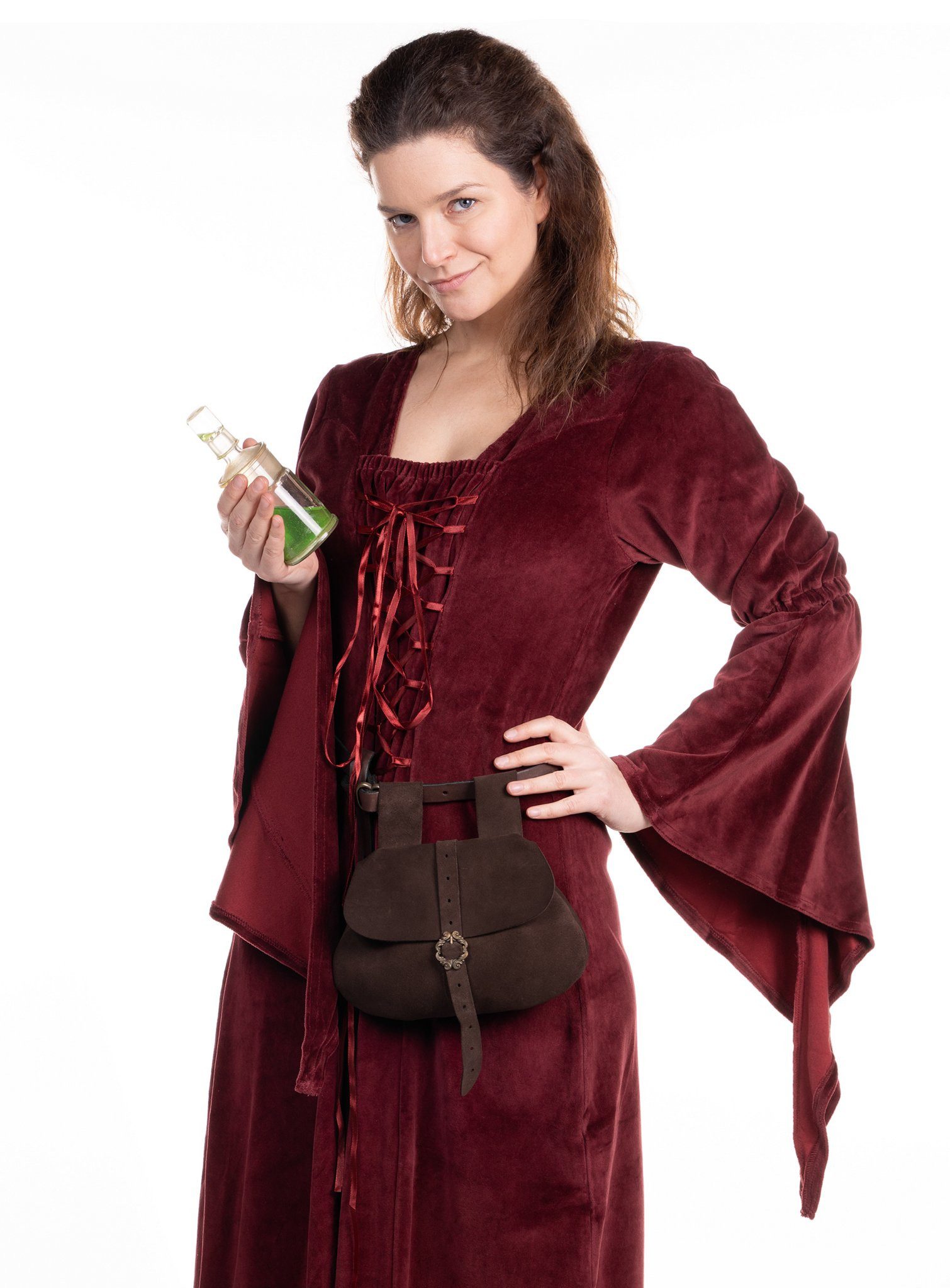 Metamorph Vampir-Kostüm Bordeauxrotes Vampirkleid, Ob Vampirlady oder König günstig online kaufen