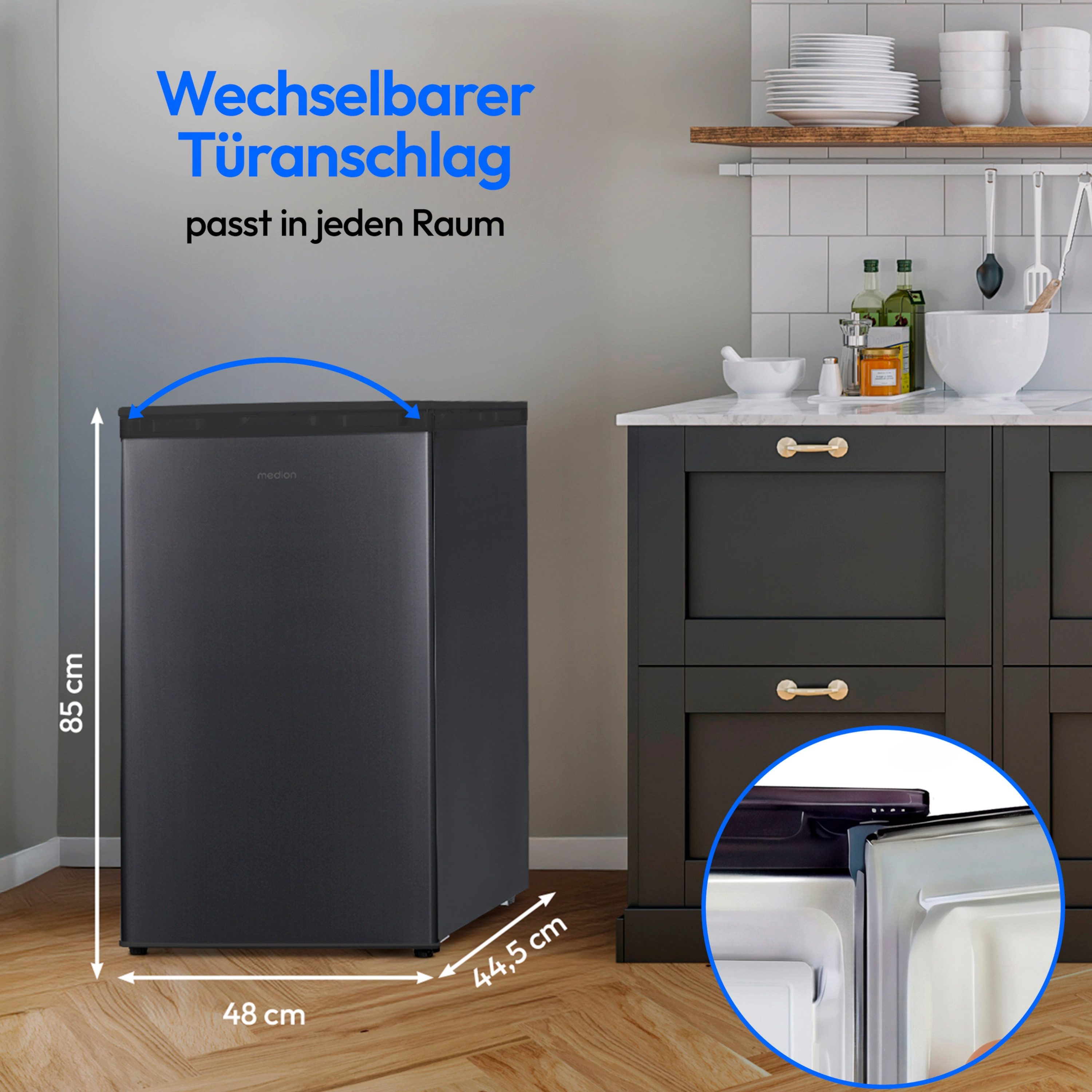Medion® Kühlschrank MD37690, 85 cm hoch, 48 cm breit