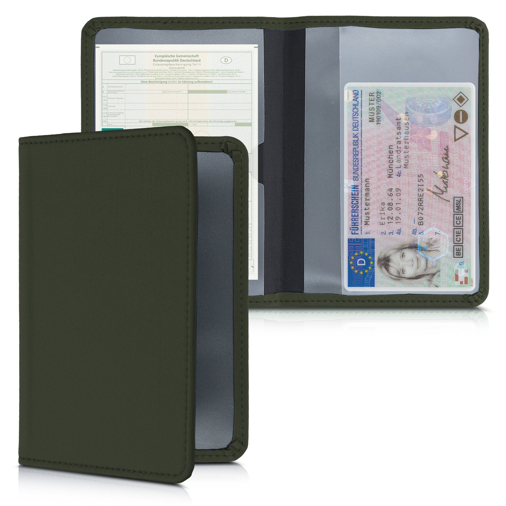 kwmobile Etui Fahrzeugschein Hülle mit Kartenfächern, günstig online kaufen