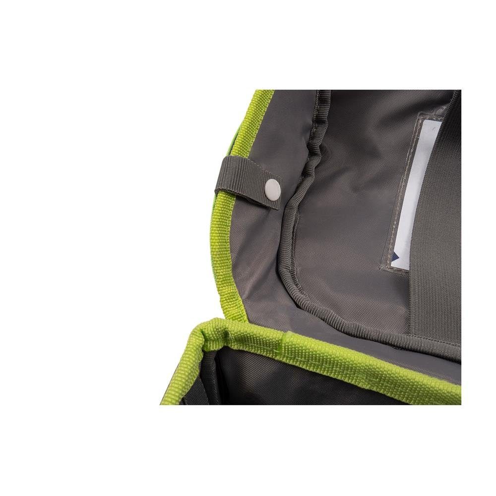 SCHOOL-MOOD® Schulranzen Leuchtkappe NeonCap grün, Schulranzen Reflektoren Sicherheitsset Leuchten Schutzhülle