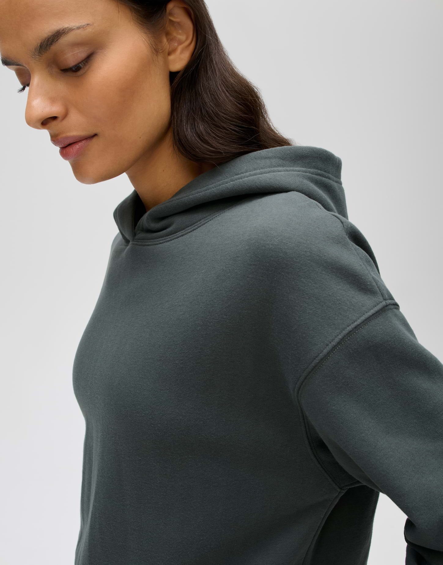 OPUS Hoodie GART SLIT aus weicher Sweatware Kapuze, innen weich angeraut, Schlitze in den Seiten – Bild 4 von 5