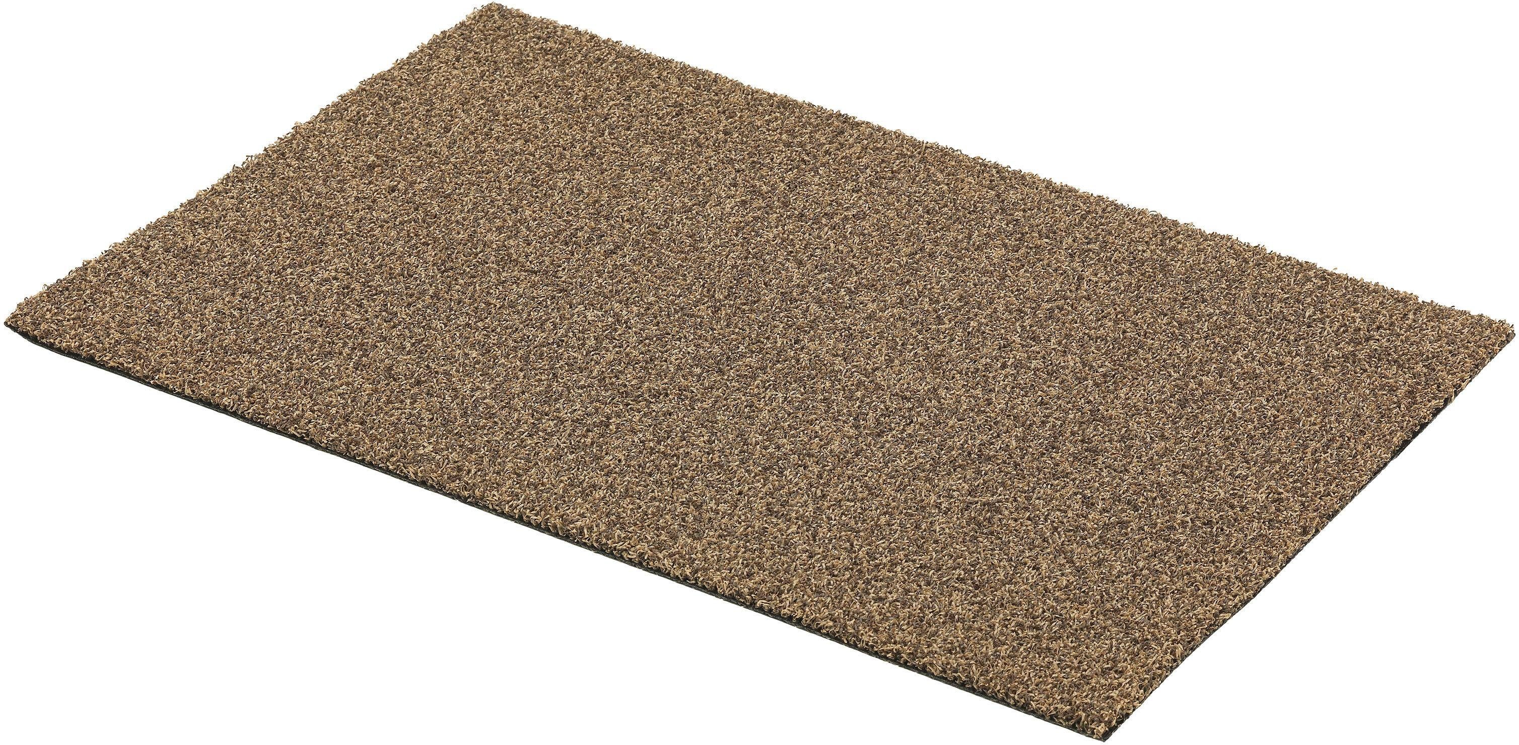 Fußmatte Brush In 11 geeignet mm, Höhe: Schmutzfangmatte, Outdoor -und 240, beige rechteckig, Line ASTRA