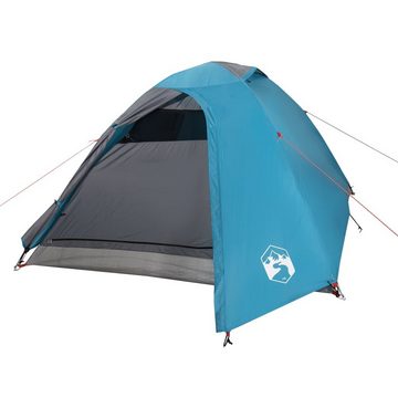 vidaXL Vorzelt Campingzelt 2 Personen Blau 264x210x125 cm 185T Taft