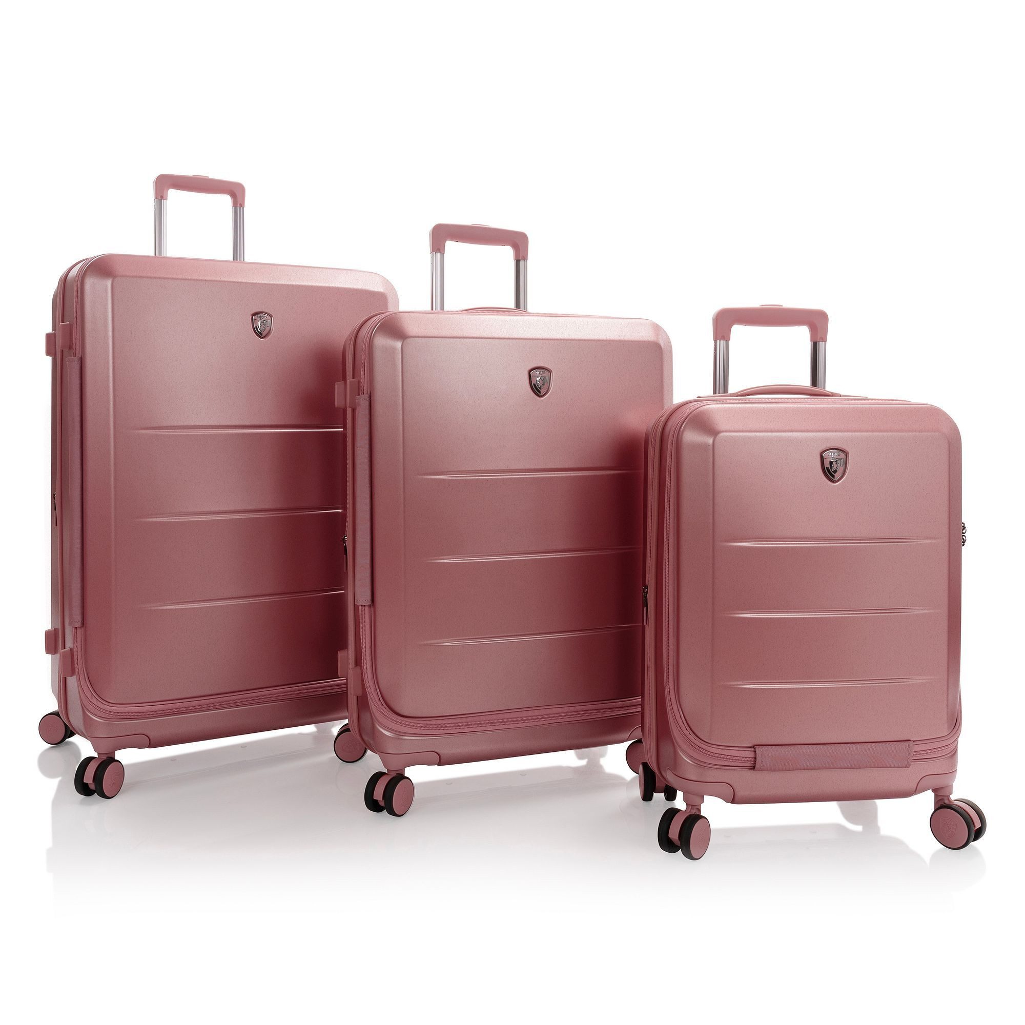 Heys Trolleyset EZ Fashion, 4 Rollen, (3-teilig, 3 tlg), Polycarbonat