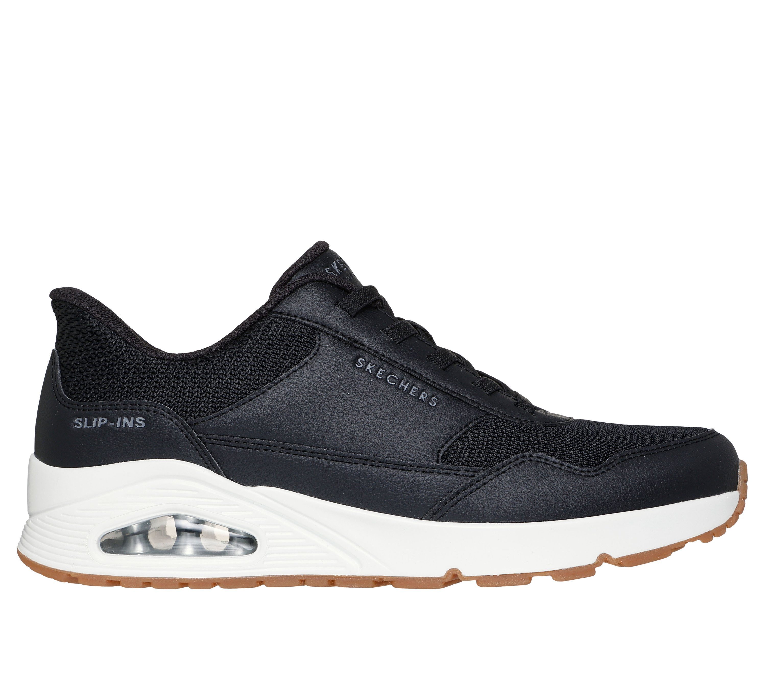 Skechers UNO-SIMPLIFIED SLIP-IN Slip-On Sneaker, Schnürschuh, Retro Sneaker, Freizeitschuh mit Slip-Ins Technologie