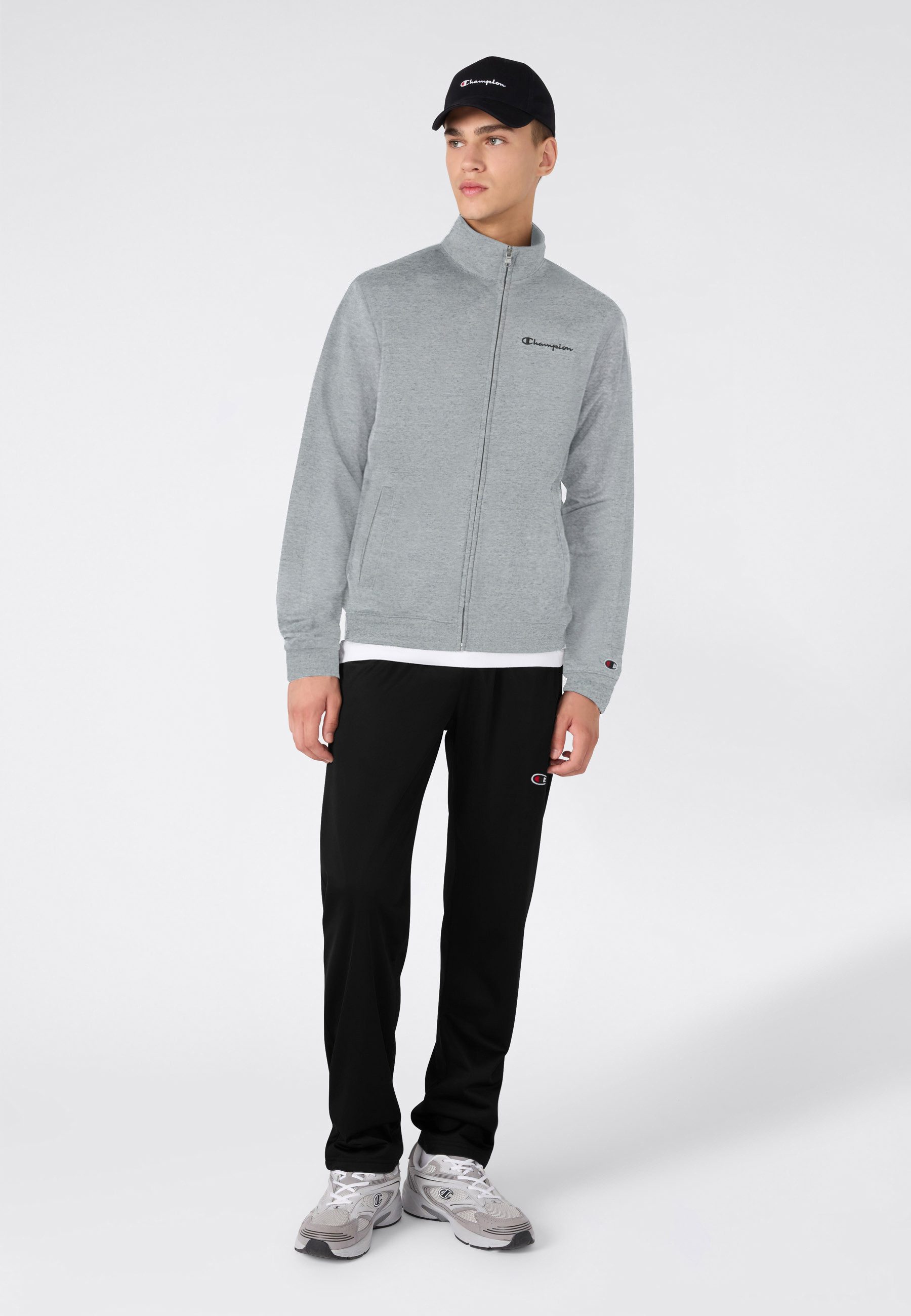 Champion Jogginganzug Terry Full Zip Sweatshirt (2-tlg), für sportliche Aktivitäten und Freizeit, aus Baumwolle und Polyester