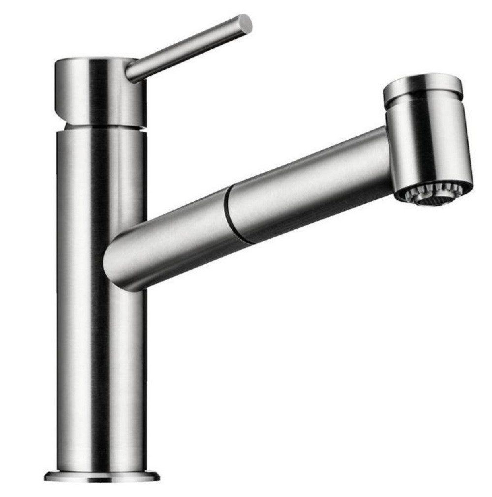 Kludi Küchenarmatur Einhebelmischer Steel 2 edelstahl, Hochdruck 5023125