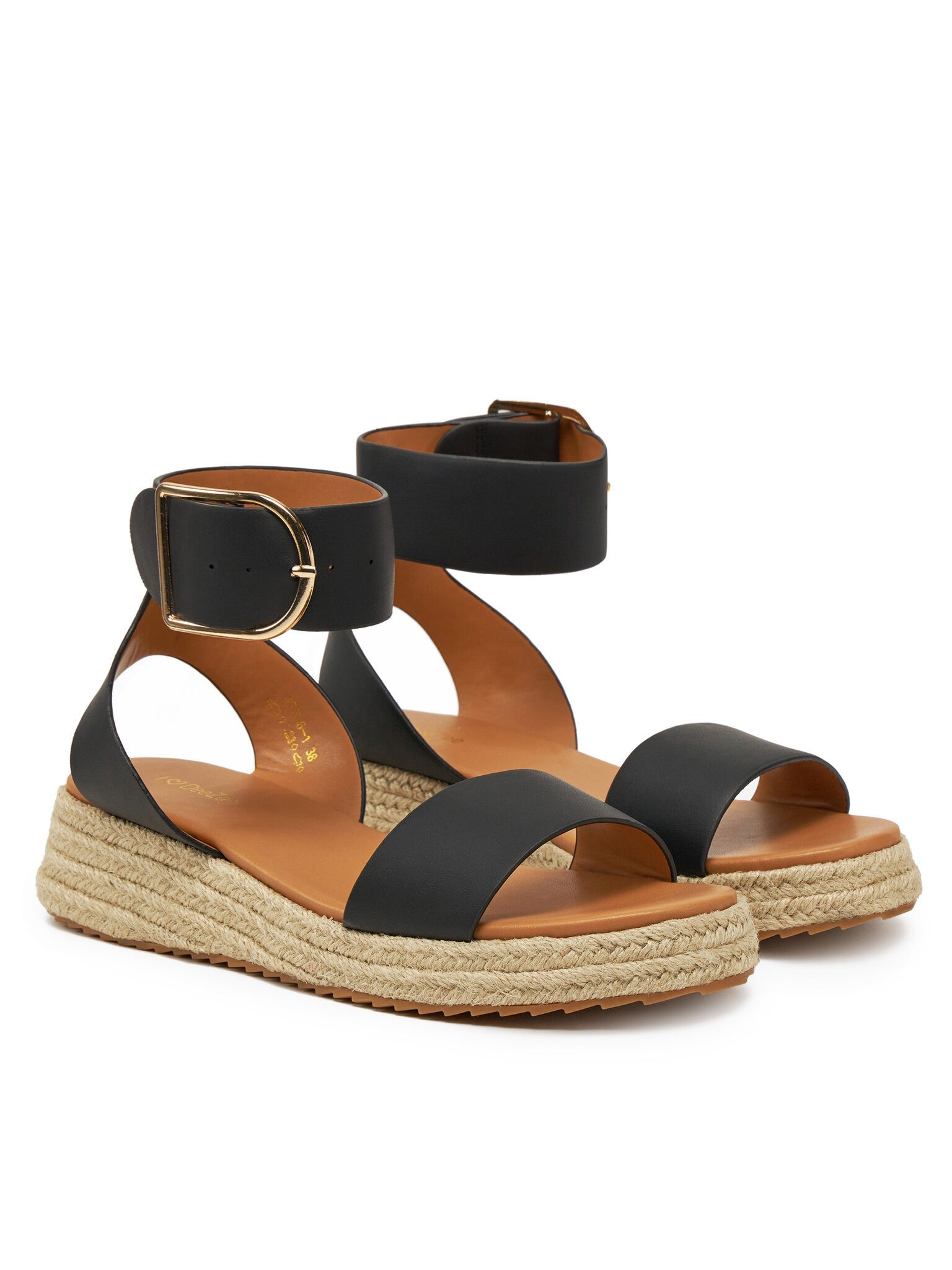 DeeZee Deezee Damen Espadrilles Schwarz QS276-1 Espadrille