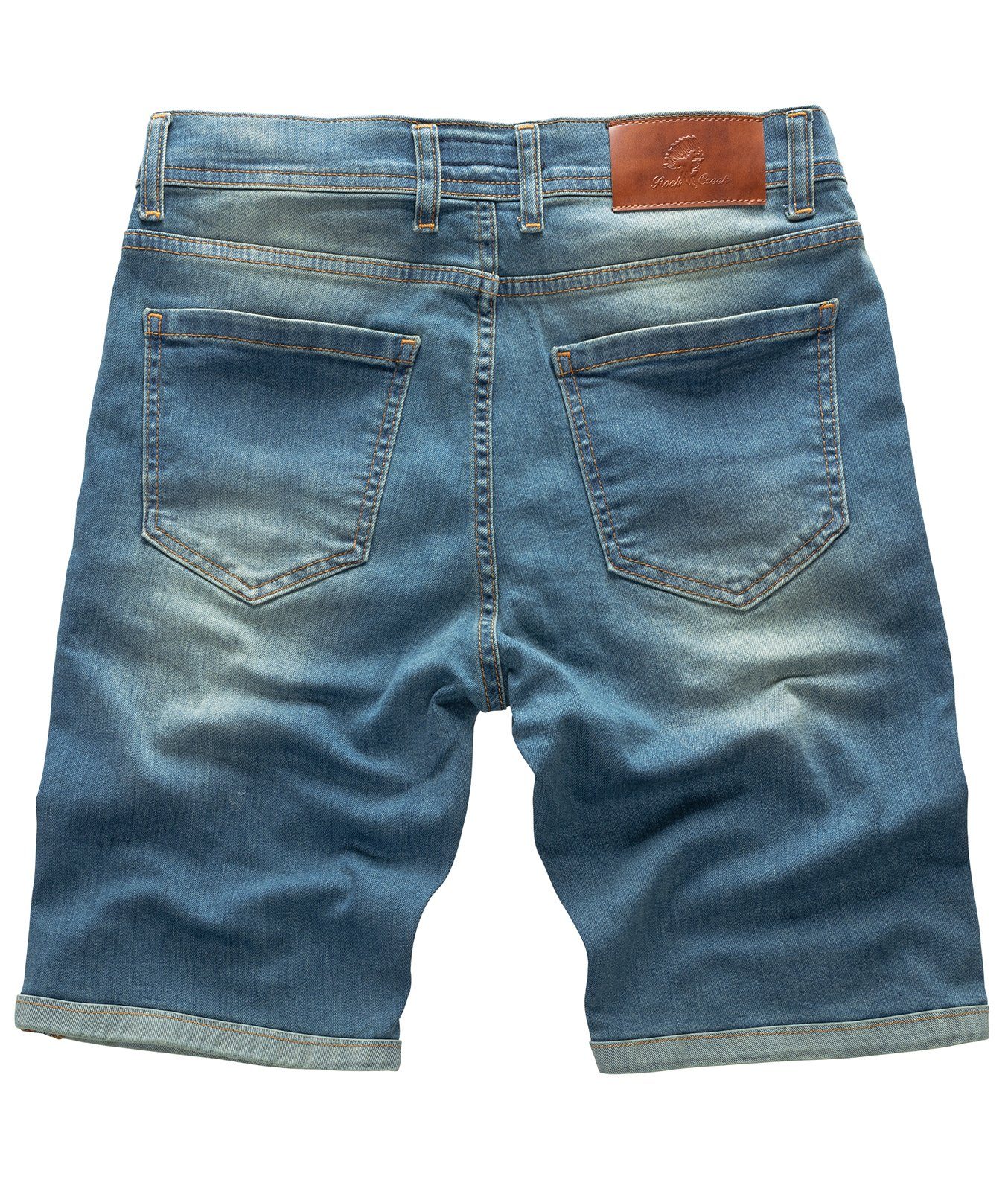 Rock Creek Jeansshorts Herren Shorts Denim Blau RC-2211 günstig online kaufen