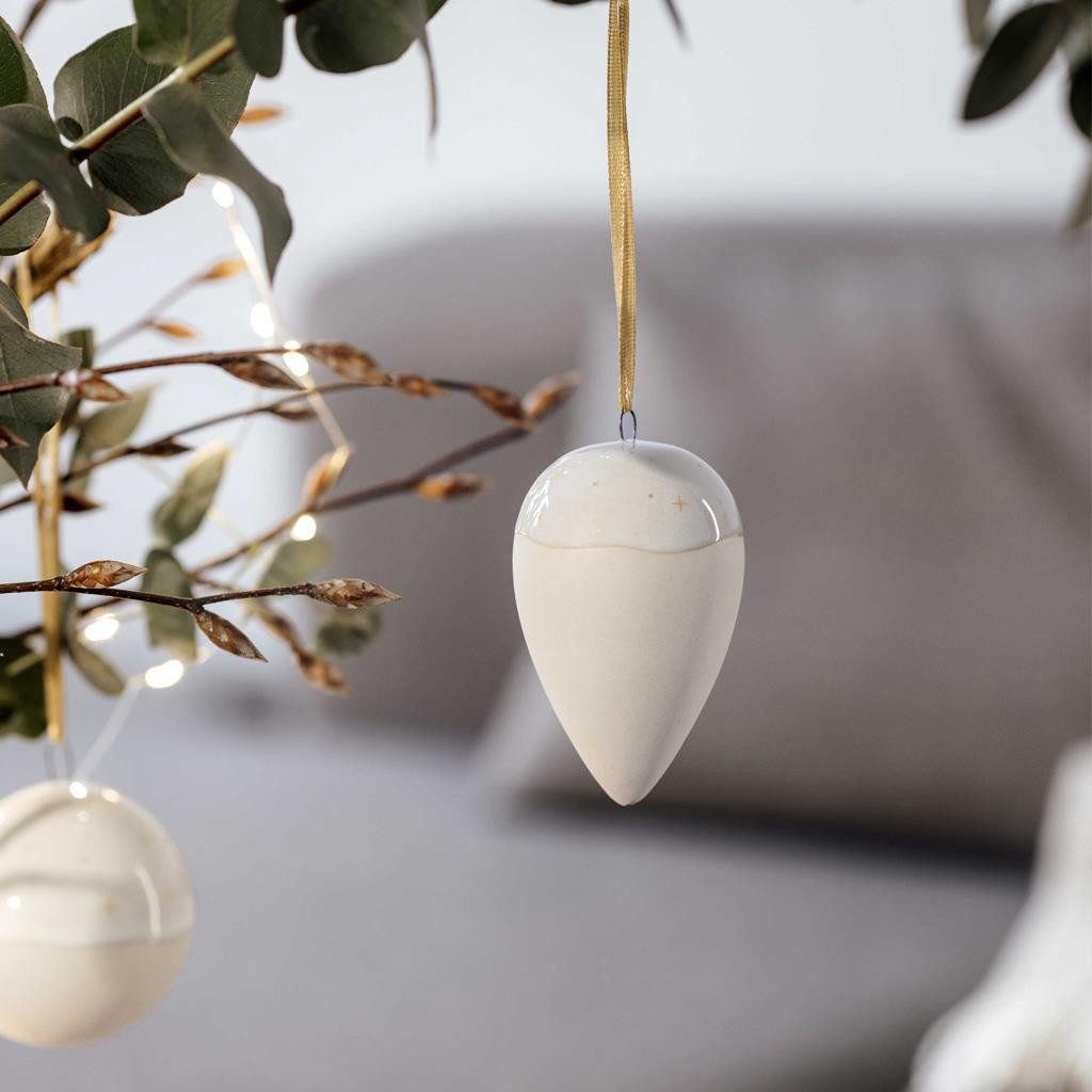 like. by Villeroy & Boch Dekoobjekt Winter Glow Ornament Tropfen (1 St)
