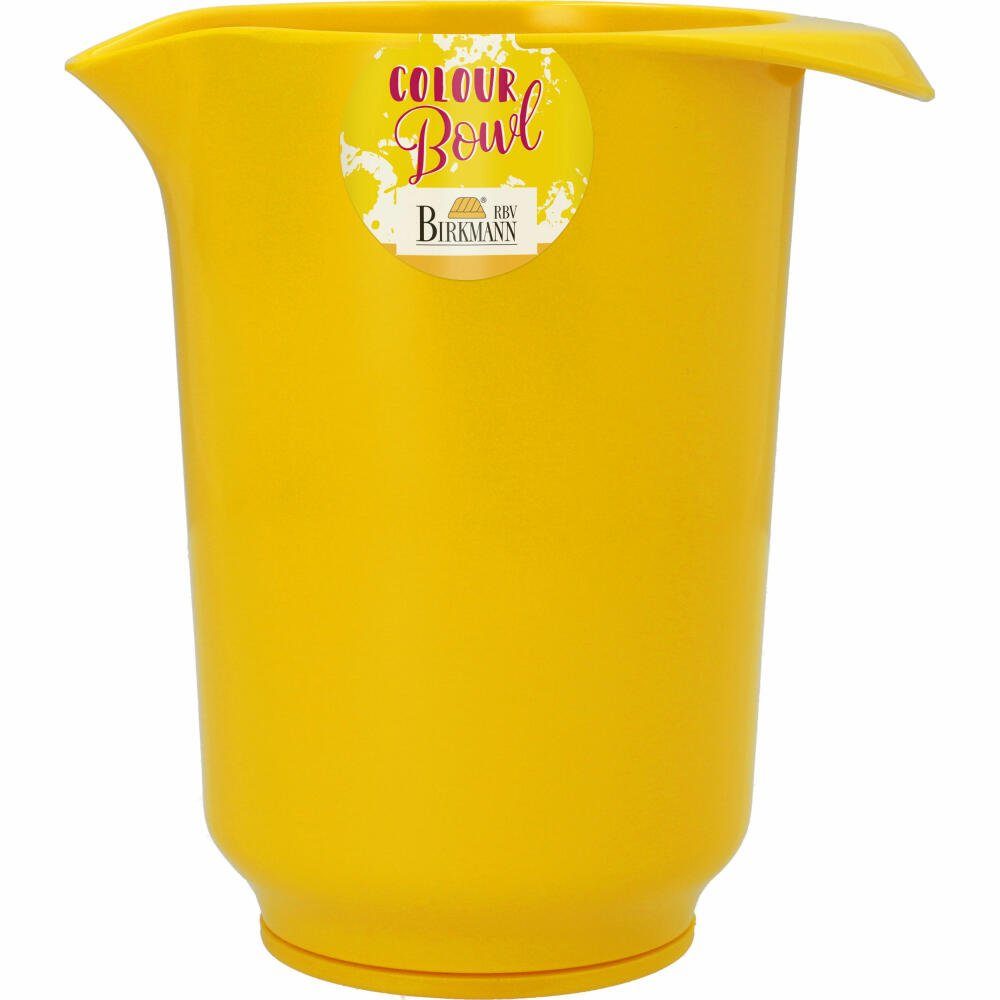 Kunststoff Bowl Gelb Colour L, Rührschüssel Birkmann 1