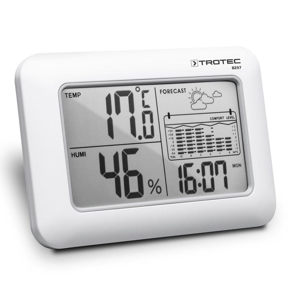 TROTEC Wetterstation und Innenraum-Klimamonitor BZ07 Innenwetterstation